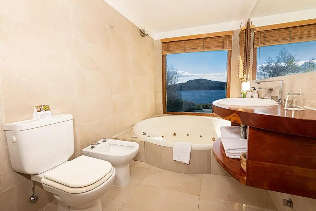 Bathroom in Rochester Bariloche Suites & Spa Bathroom in Rochester Bariloche Suites & Spa
