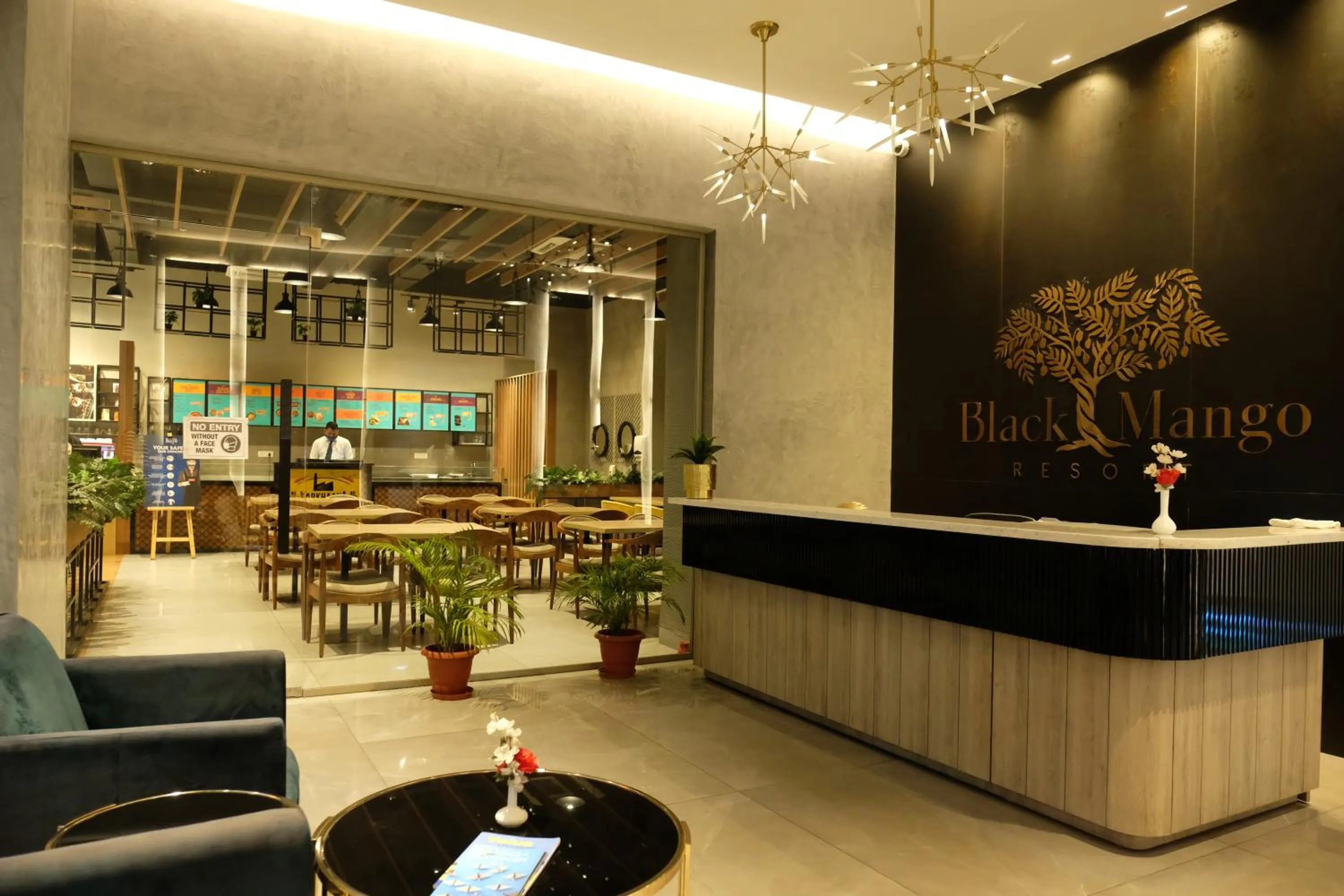 Lobby or reception in Black Mango Resort
