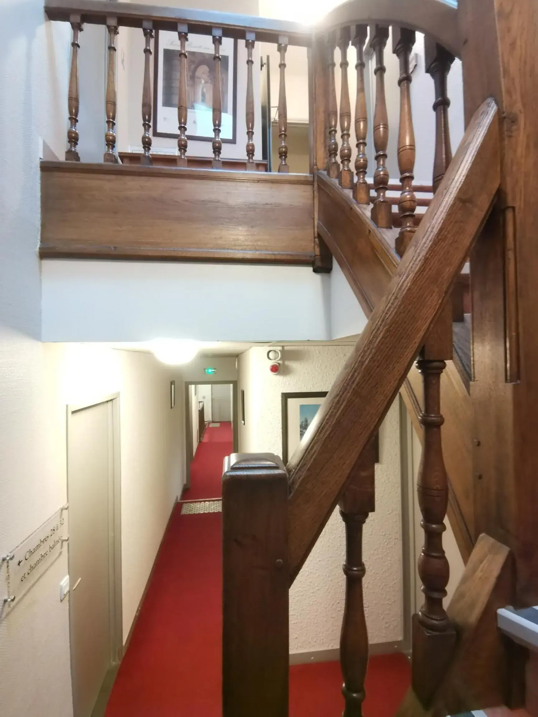 Property building in Logis Hotel Le Cerf Property building in Logis Hotel Le Cerf