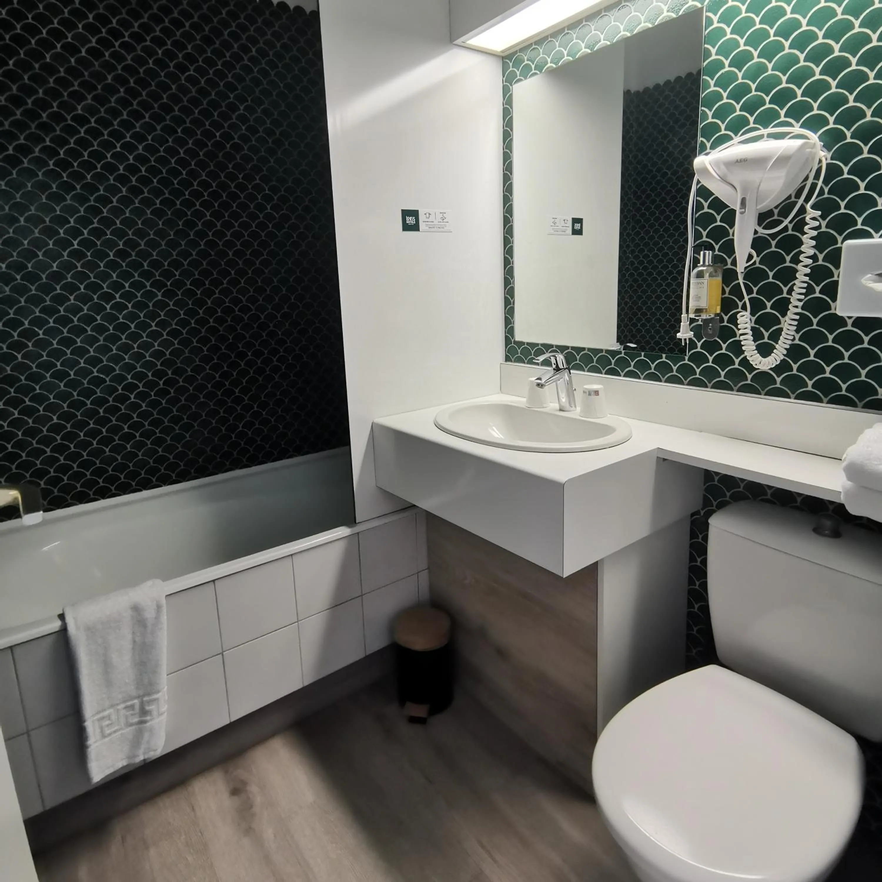 Property building in Logis Hotel Le Cerf