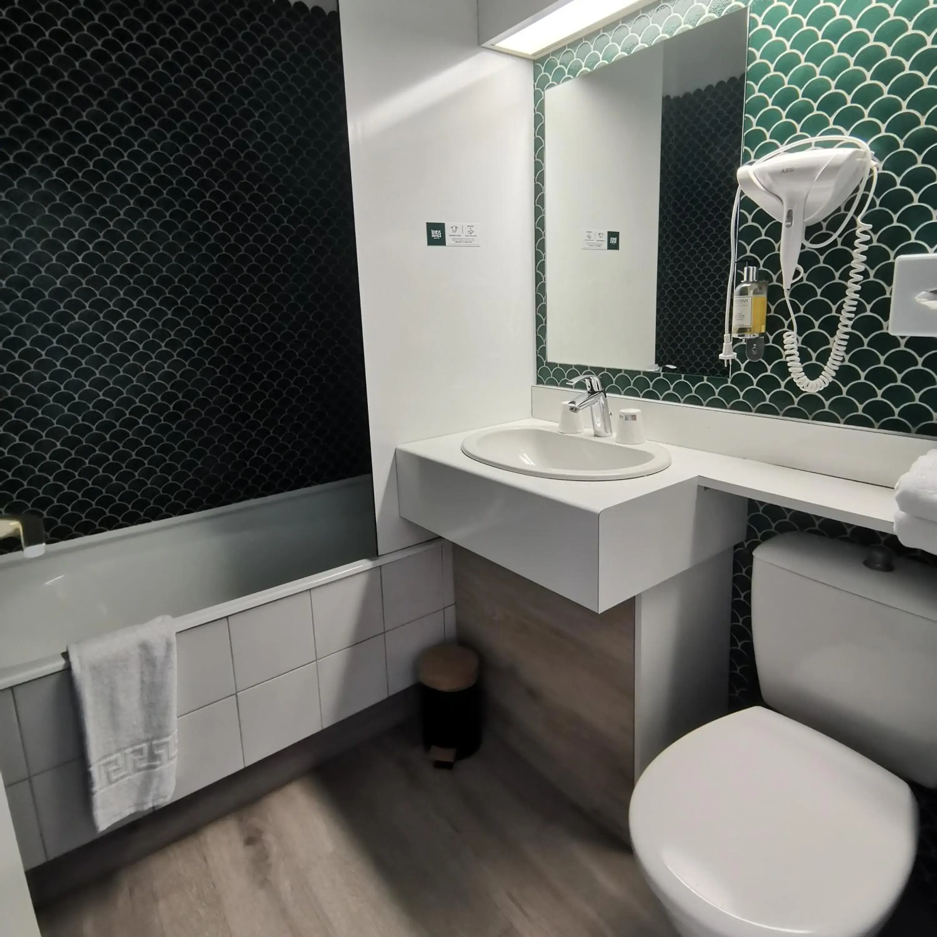 Property building in Logis Hotel Le Cerf Property building in Logis Hotel Le Cerf