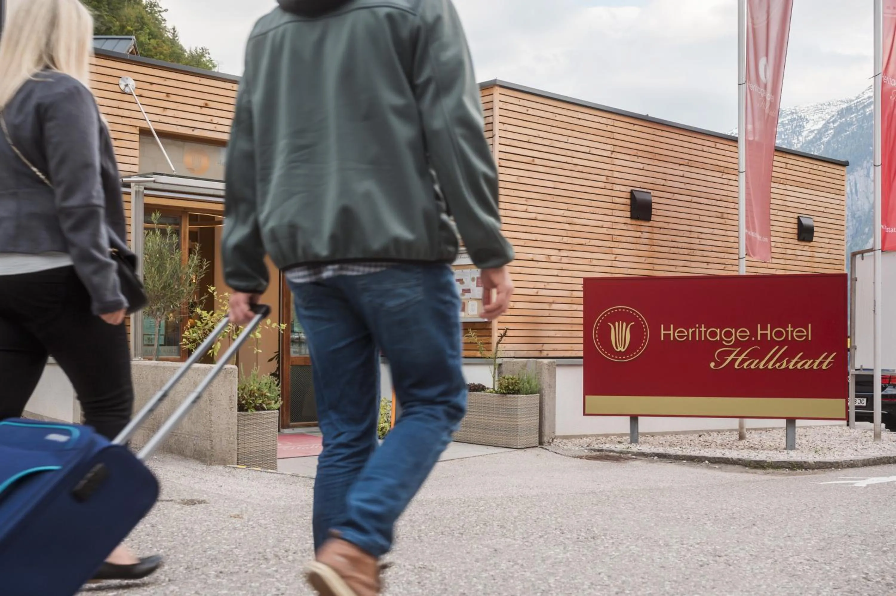 Facade/entrance in Heritage Hotel Hallstatt