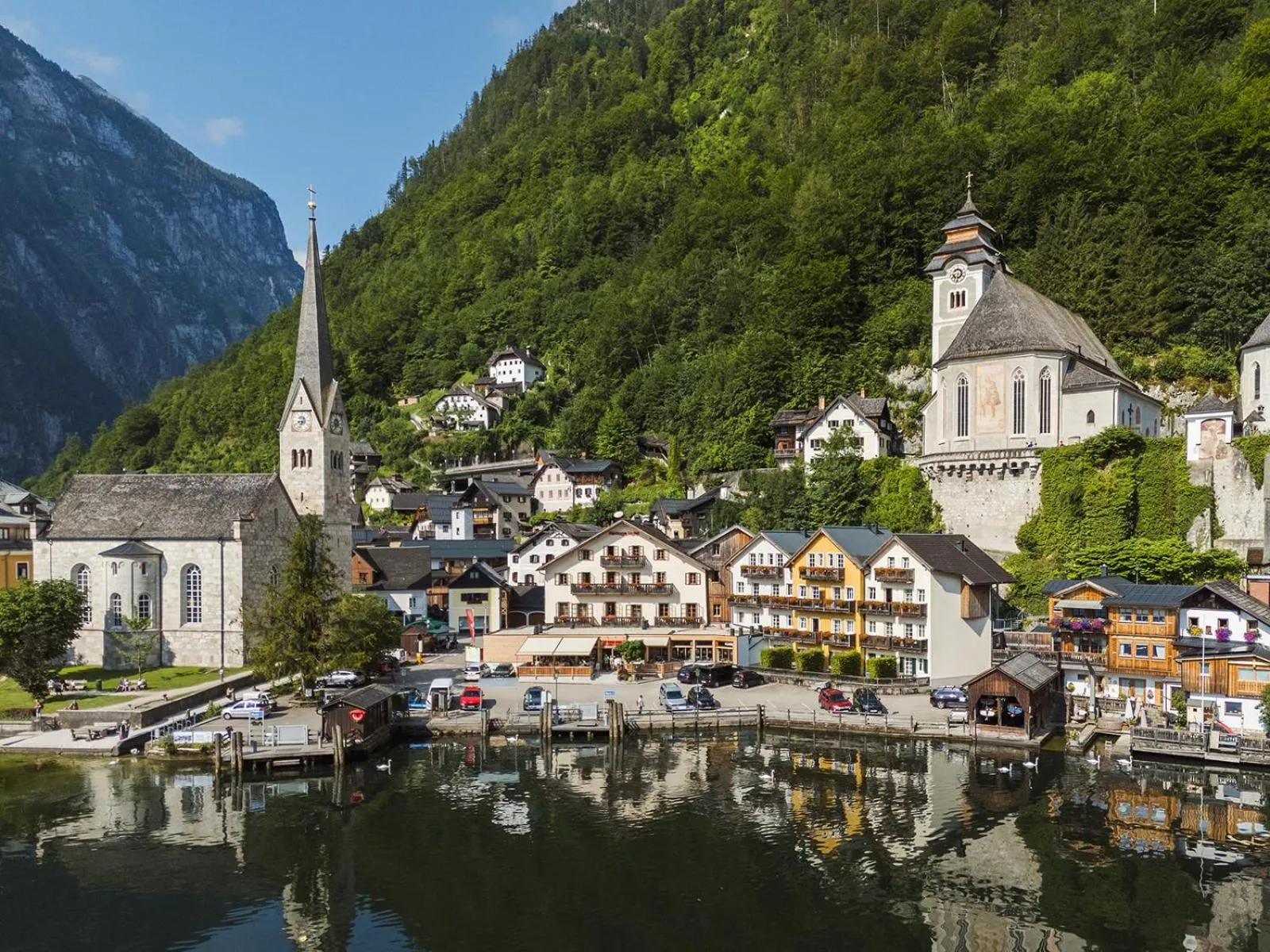 Property building in Heritage Hotel Hallstatt