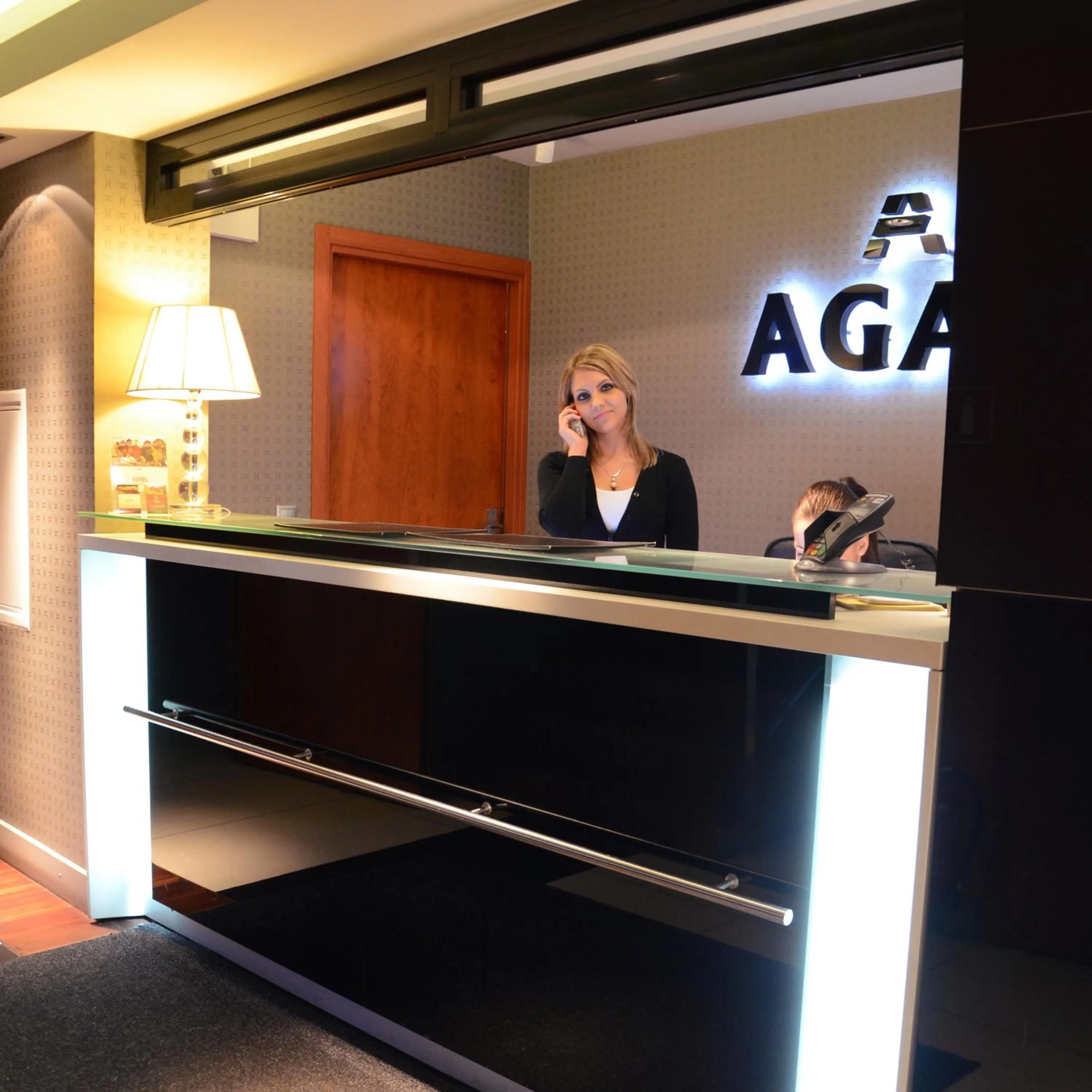 Lobby or reception in Agat Hotel