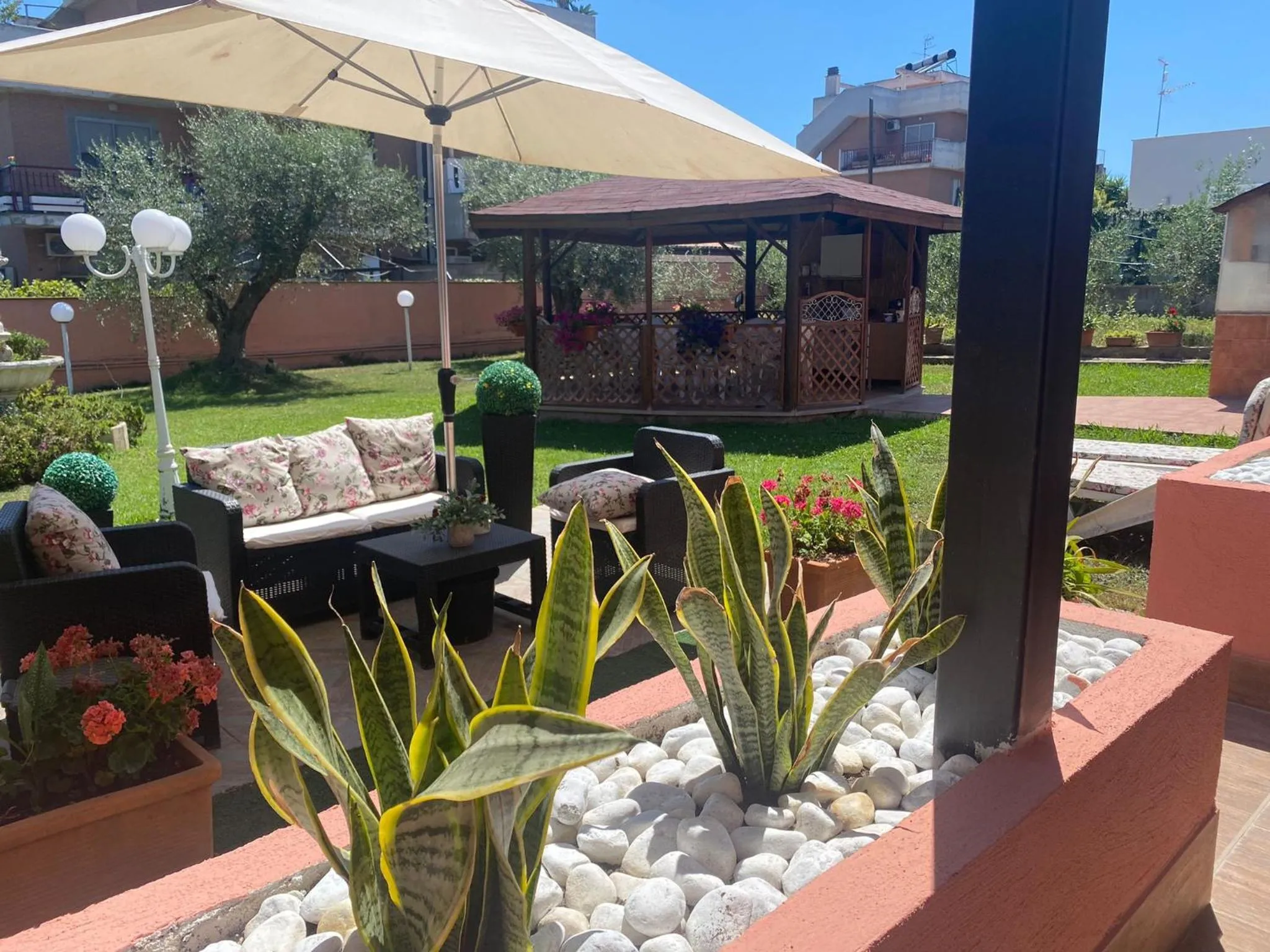 Patio in B&B Corvara