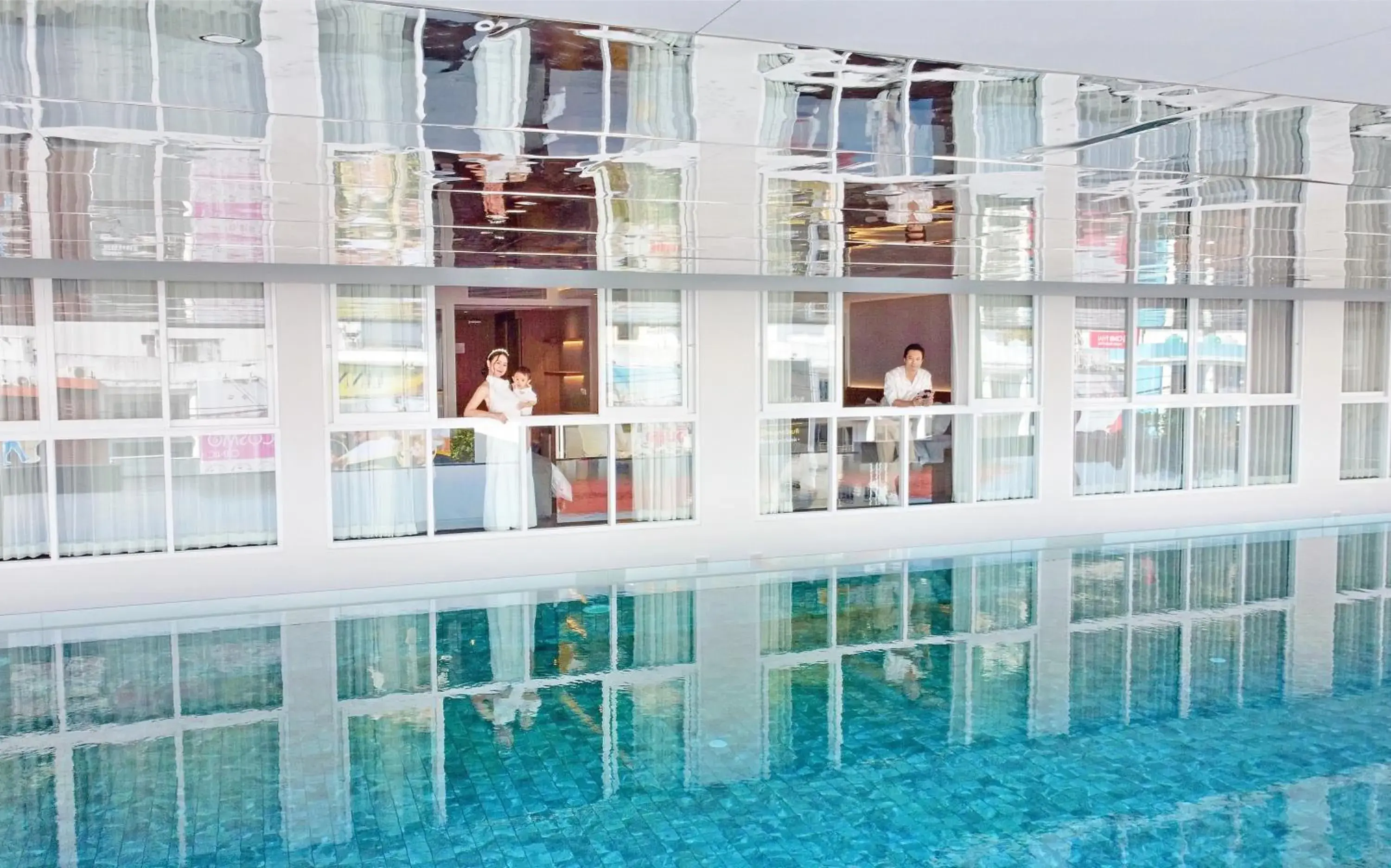 Pool view in Shambhala Hotel Pattaya Pool view in Shambhala Hotel Pattaya