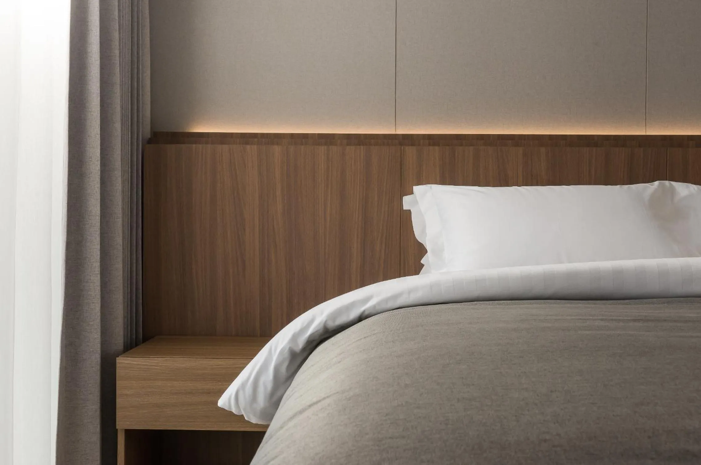 Bed in Shambhala Hotel Pattaya