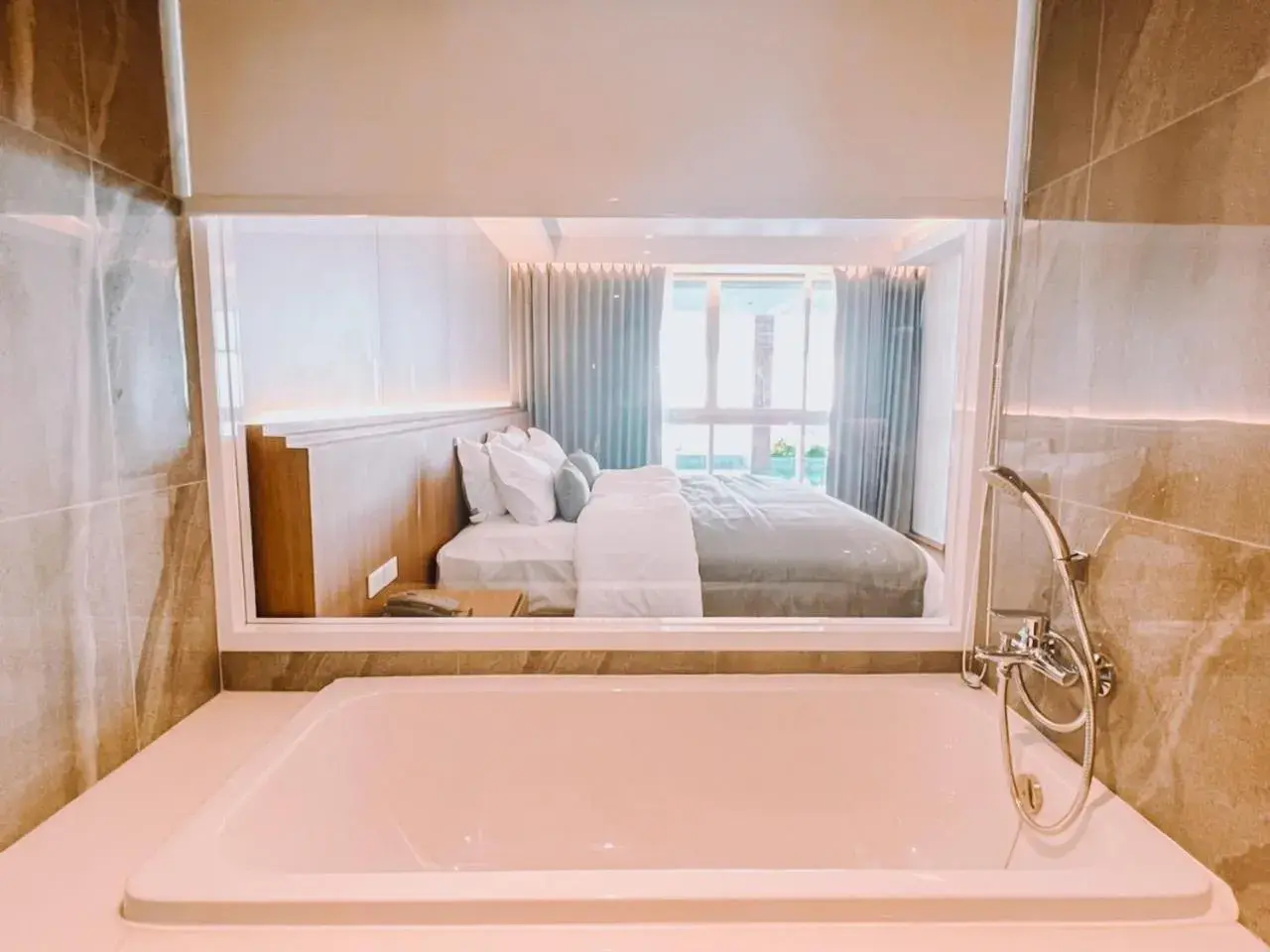 Bed in Shambhala Hotel Pattaya Bed in Shambhala Hotel Pattaya