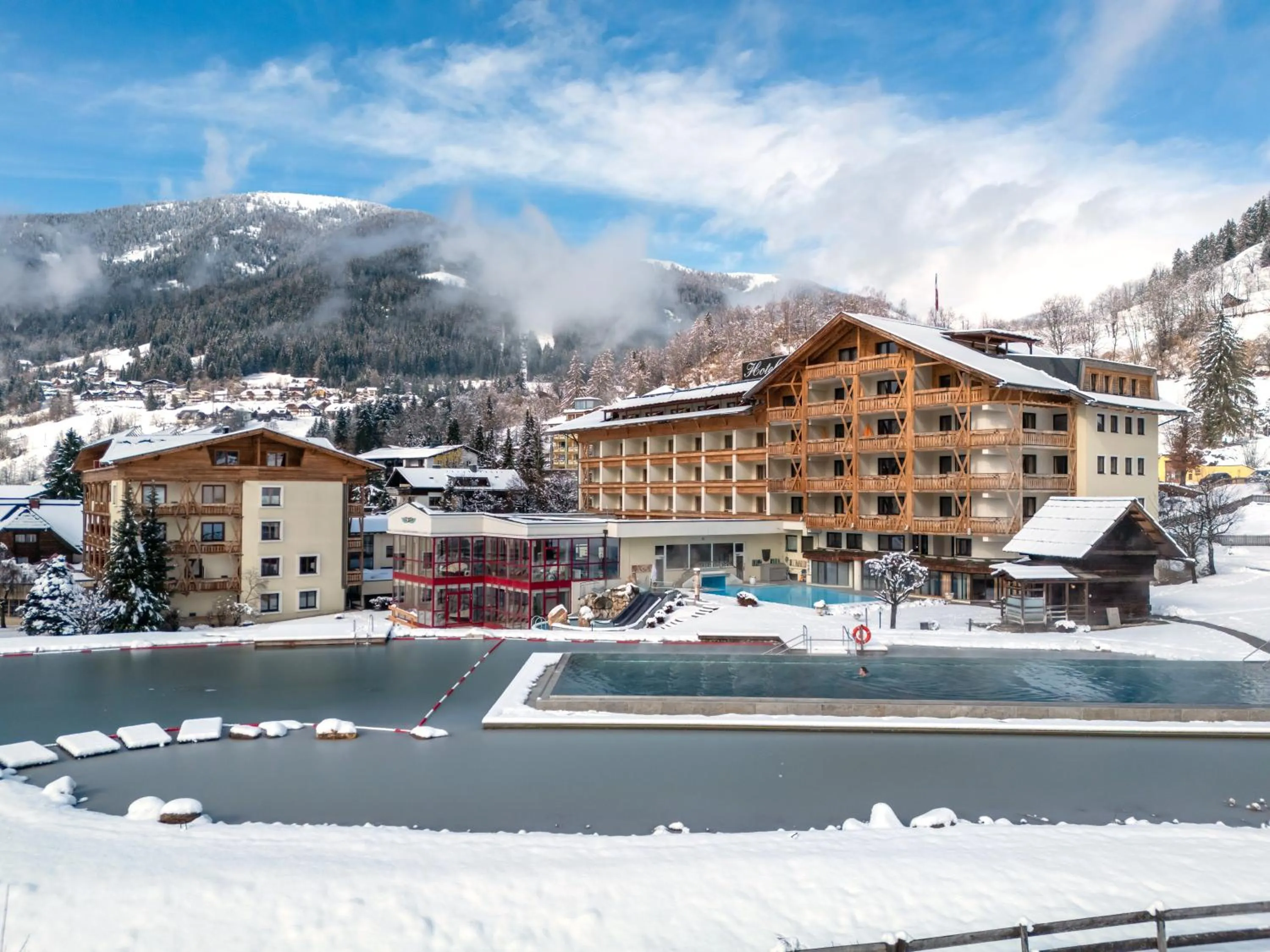 Property building in Thermenwelt Hotel Pulverer