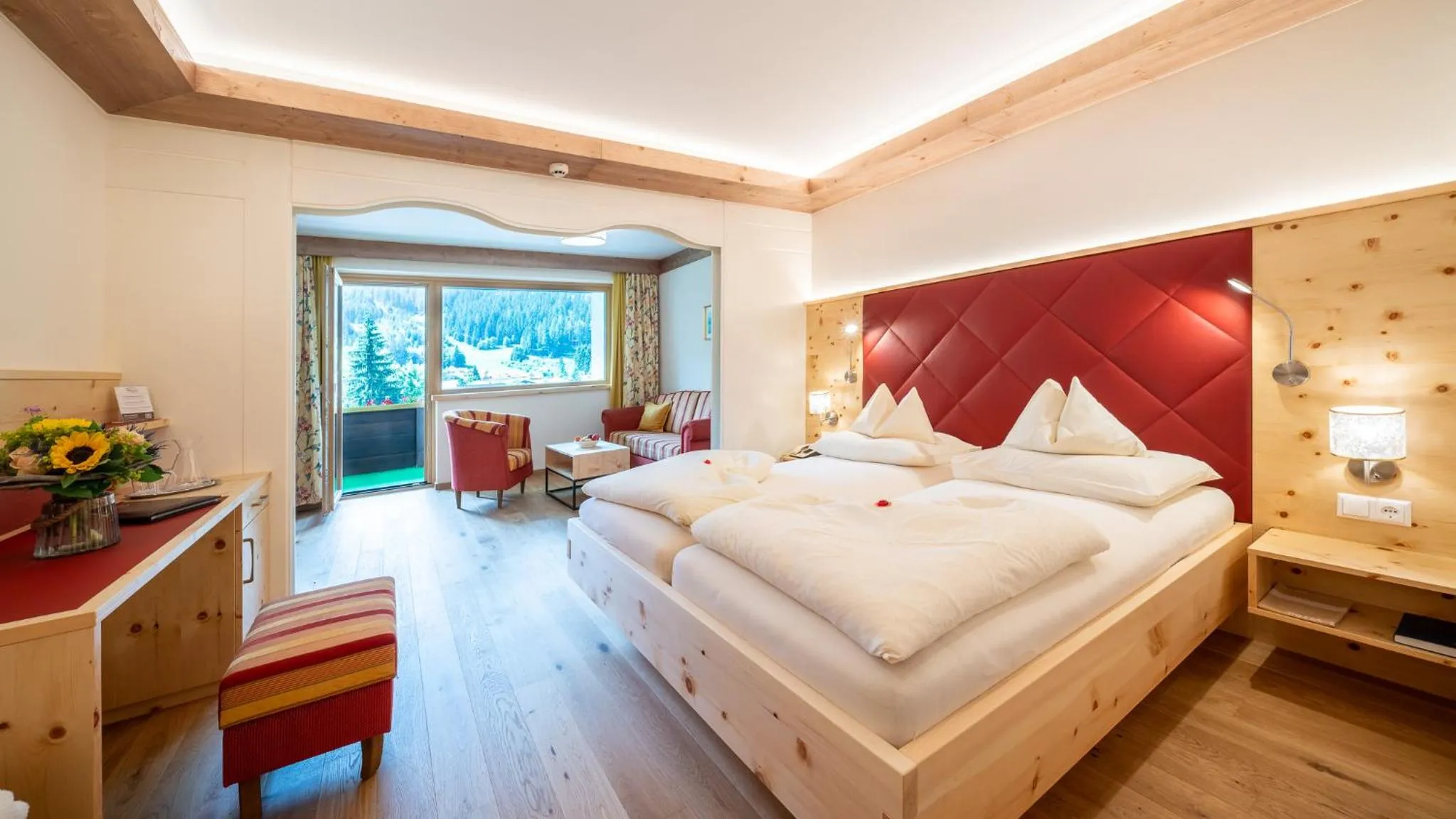 Photo of the whole room, Bed in Thermenwelt Hotel Pulverer