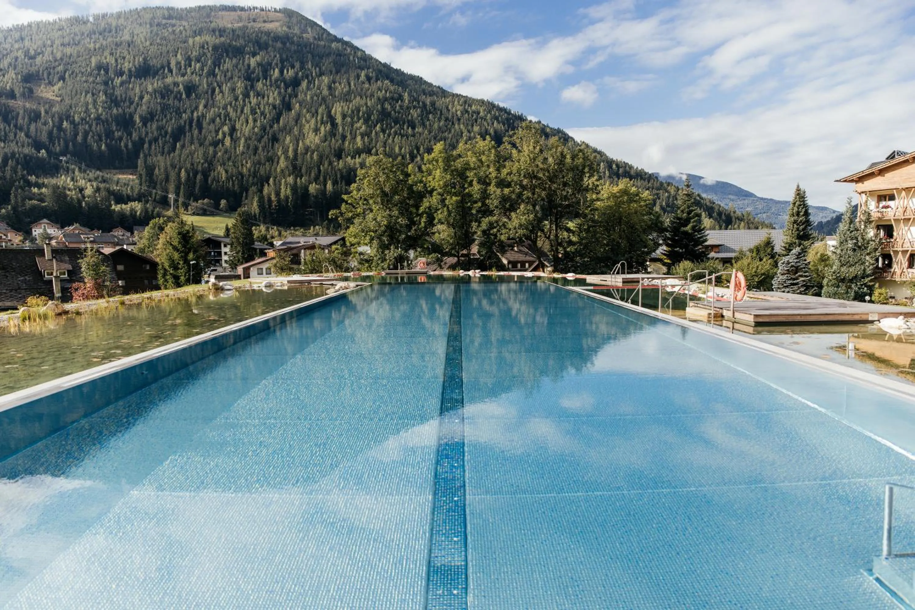 Pool view in Thermenwelt Hotel Pulverer