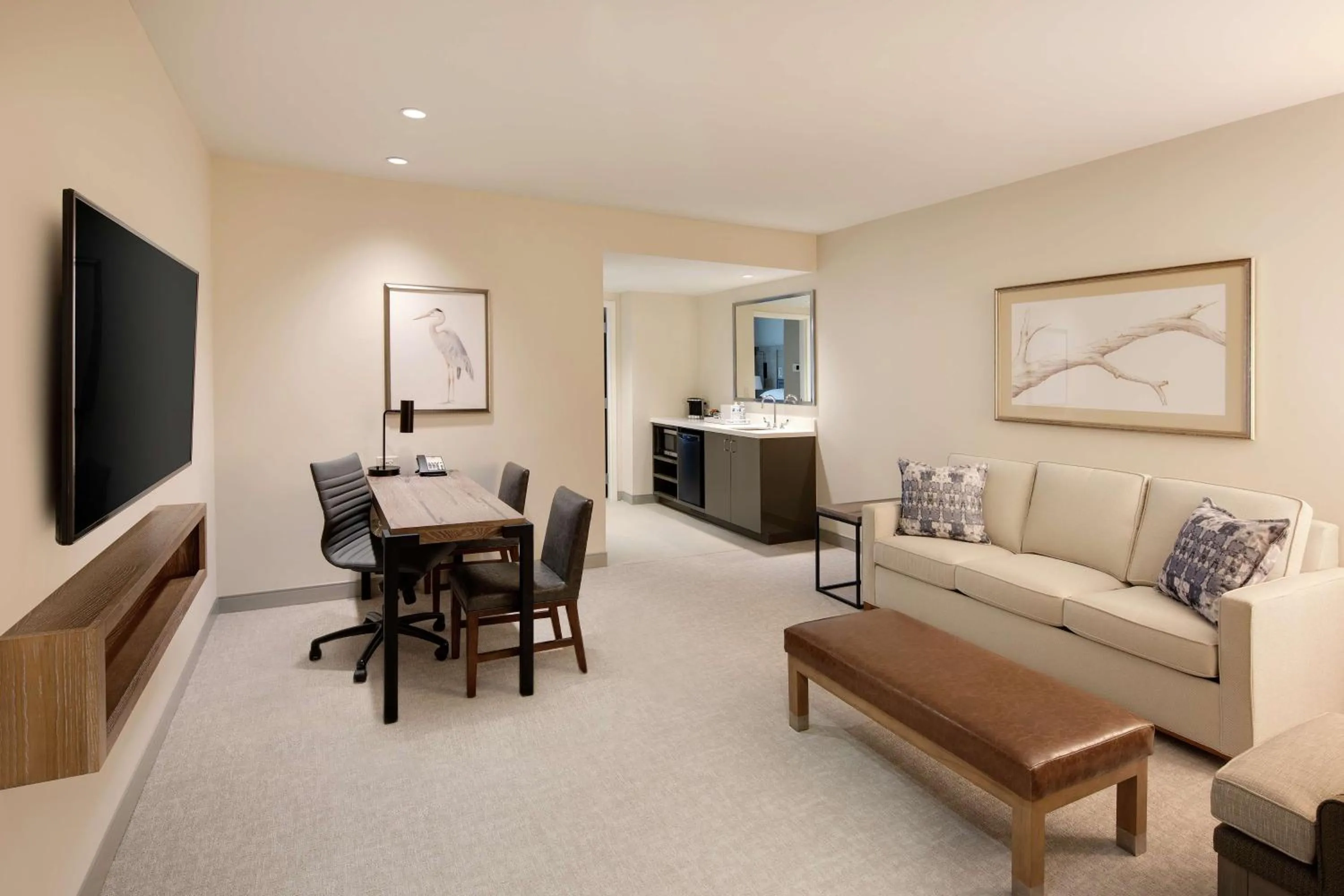 Bedroom in Embassy Suites St Augustine Beach Oceanfront Resort