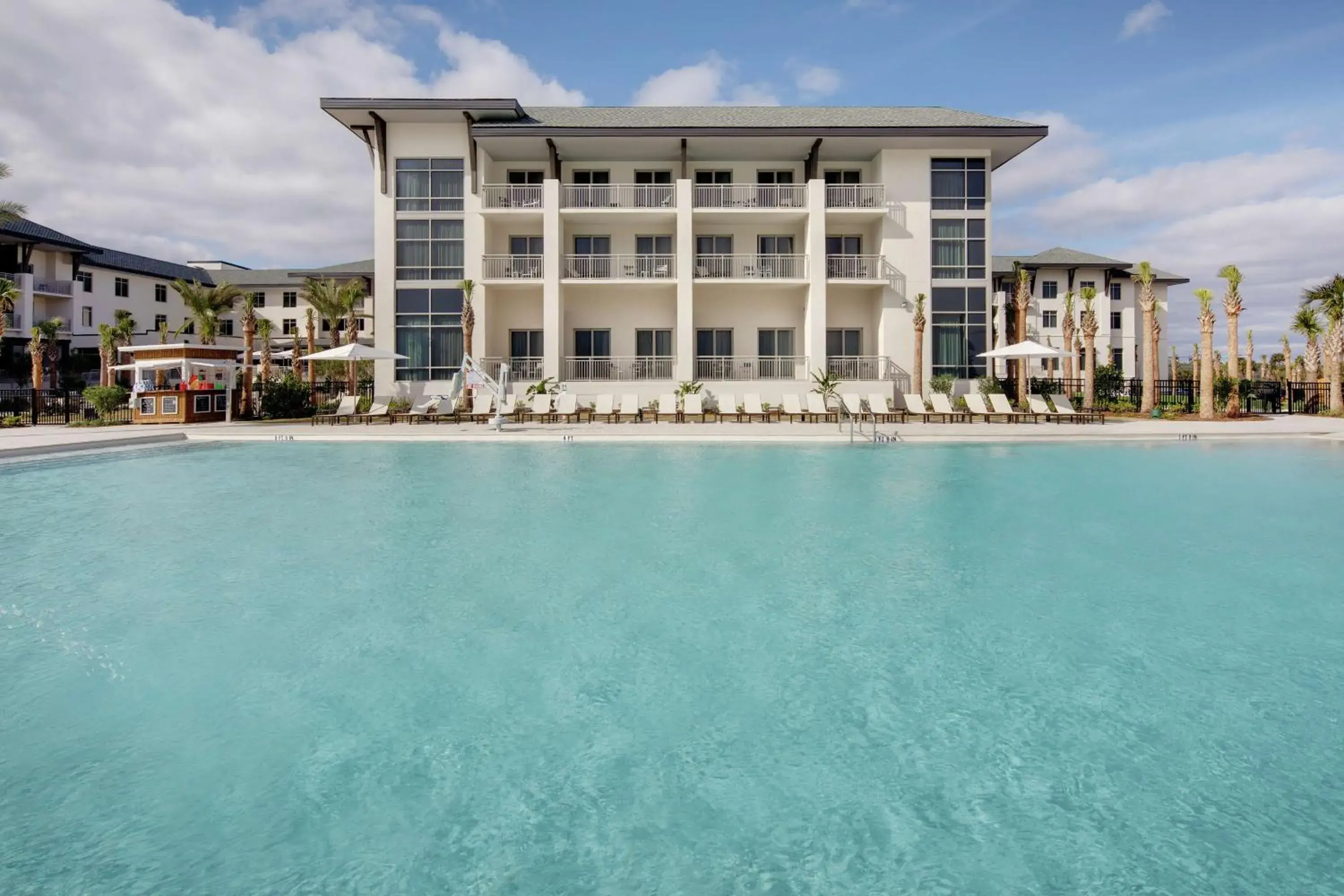 Pool view in Embassy Suites St Augustine Beach Oceanfront Resort Pool view in Embassy Suites St Augustine Beach Oceanfront Resort