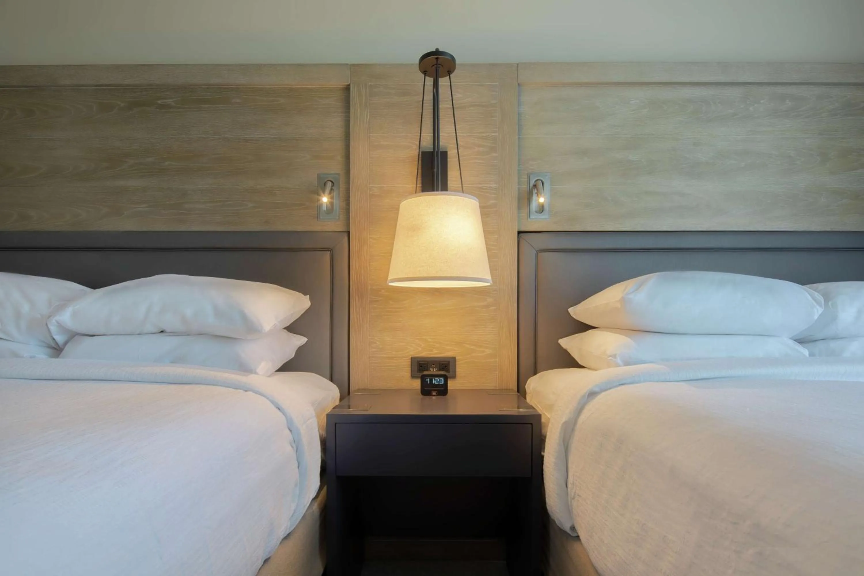 Bed in Embassy Suites St Augustine Beach Oceanfront Resort