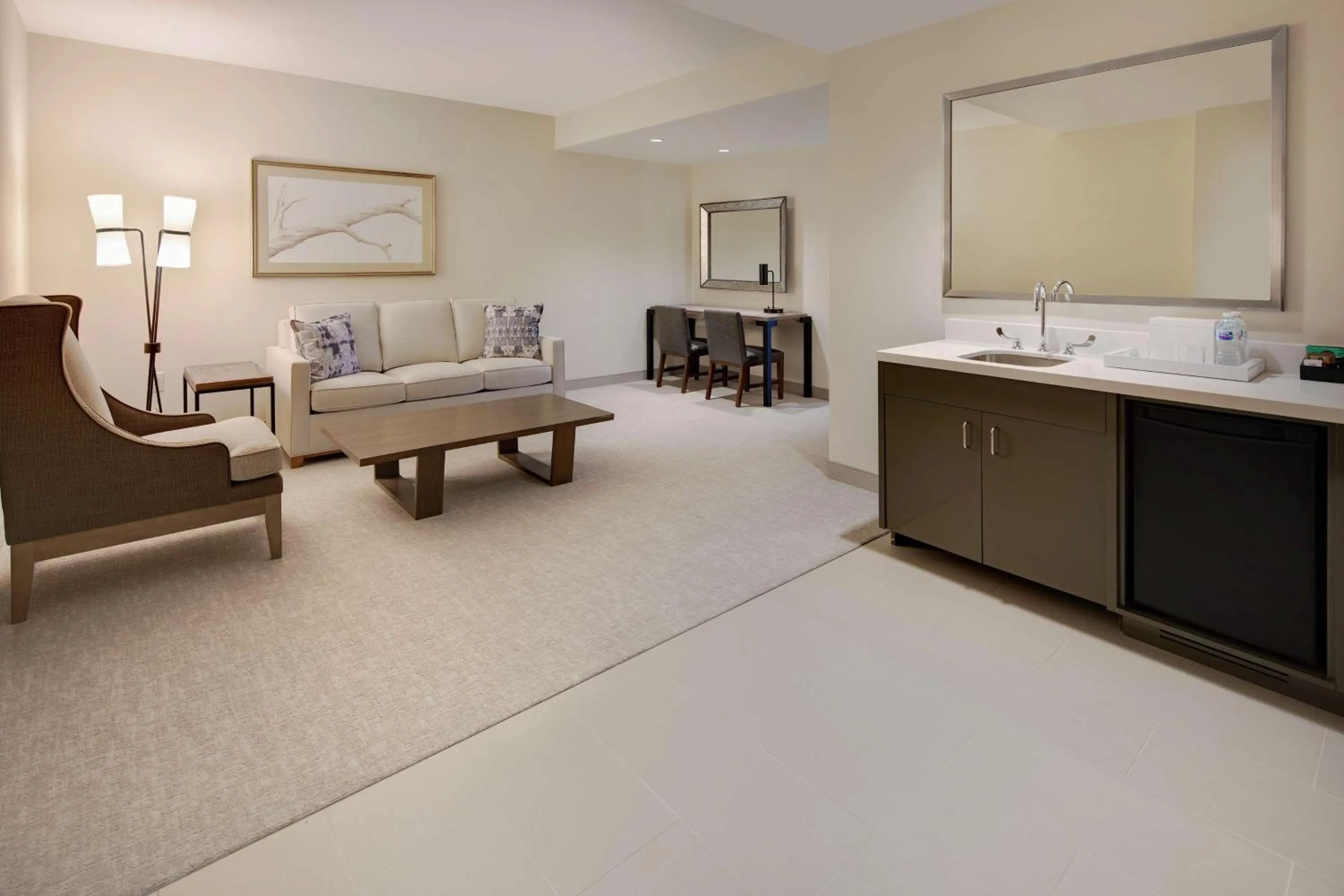 Bedroom in Embassy Suites St Augustine Beach Oceanfront Resort