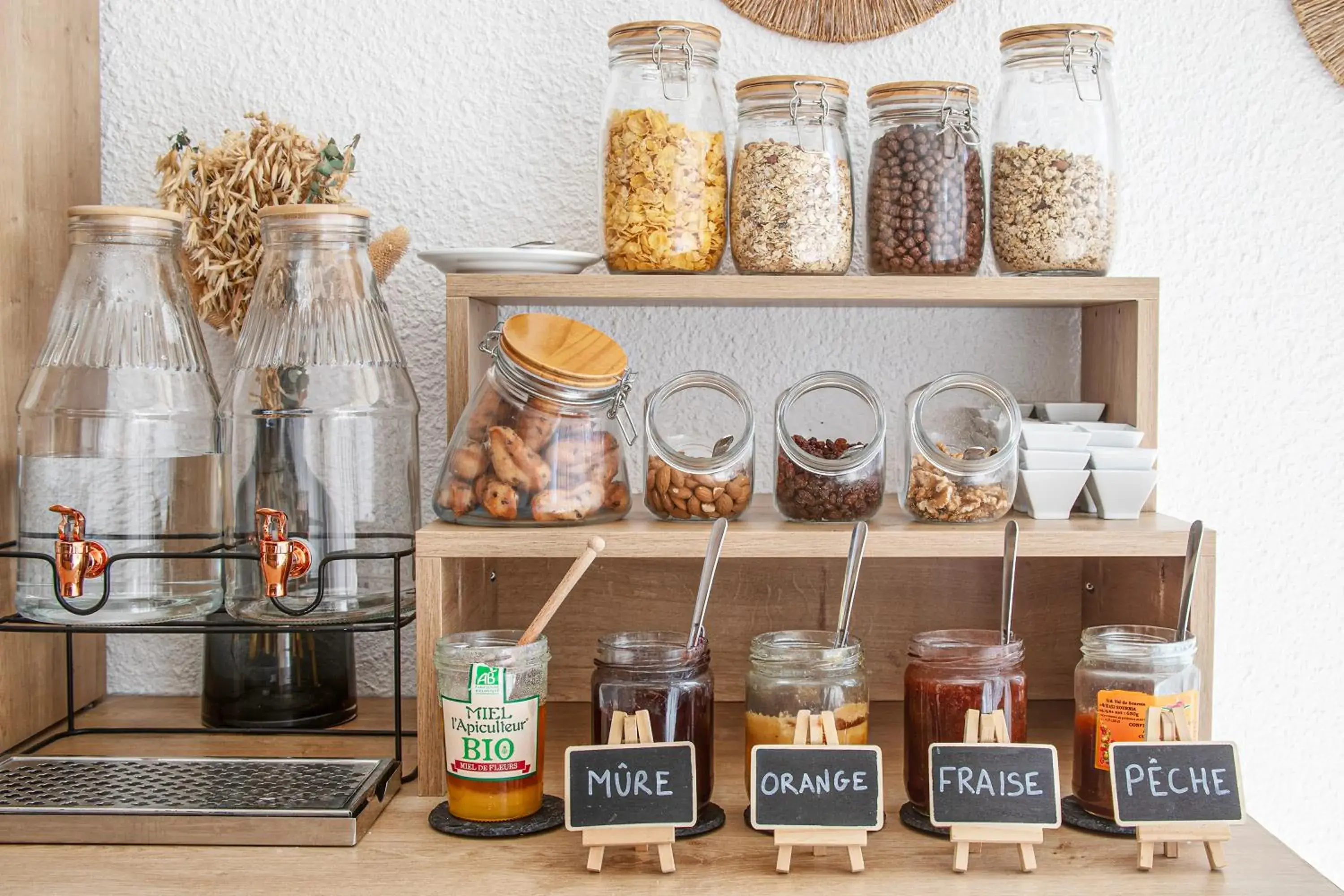 Buffet breakfast in Hotel Centre Plage Buffet breakfast in Hotel Centre Plage