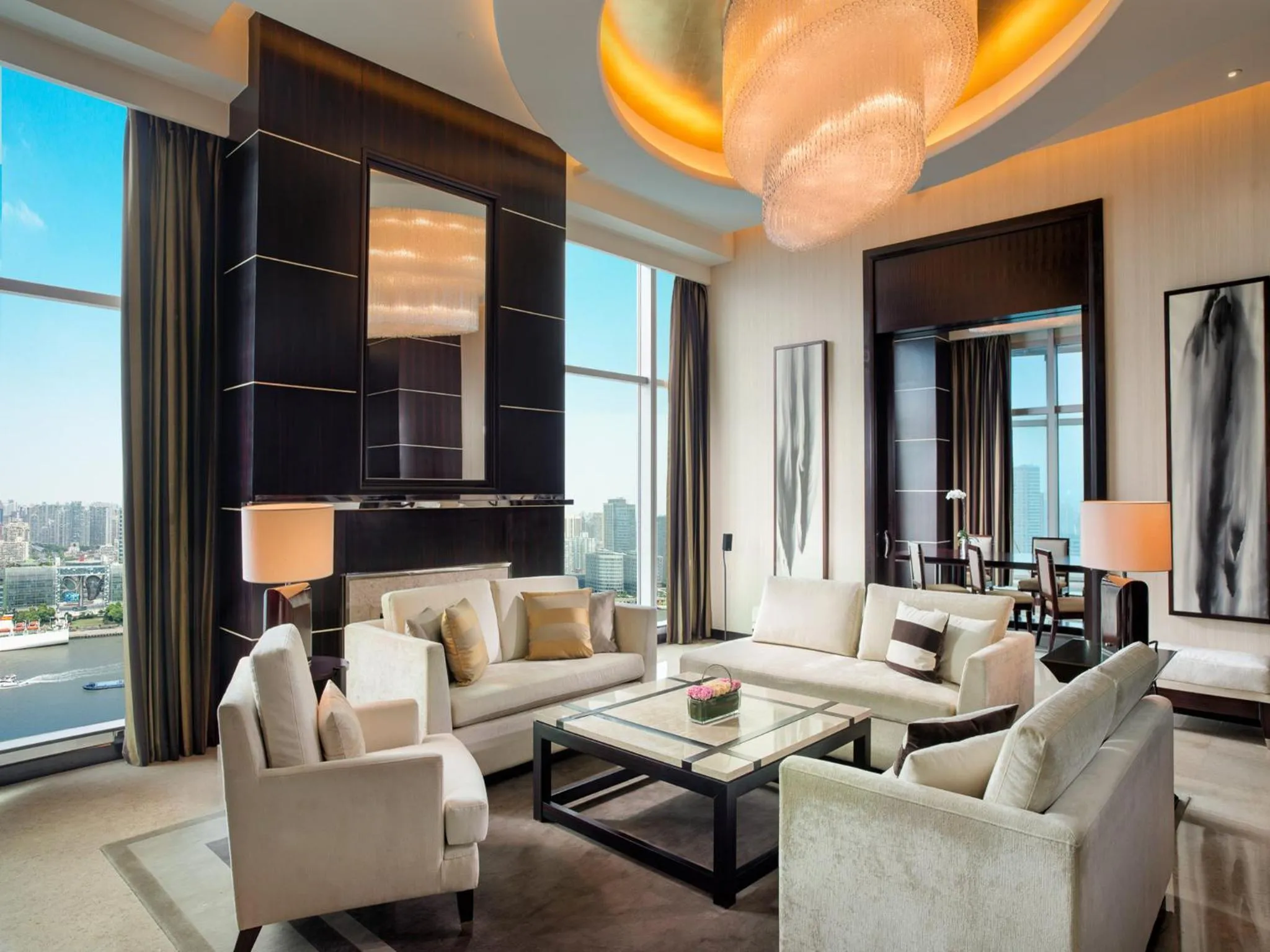 Living room, Seating Area in Grand Kempinski Hotel Shanghai