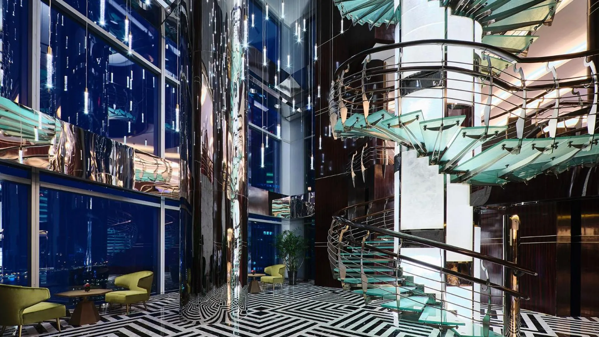 Lounge or bar in Grand Kempinski Hotel Shanghai