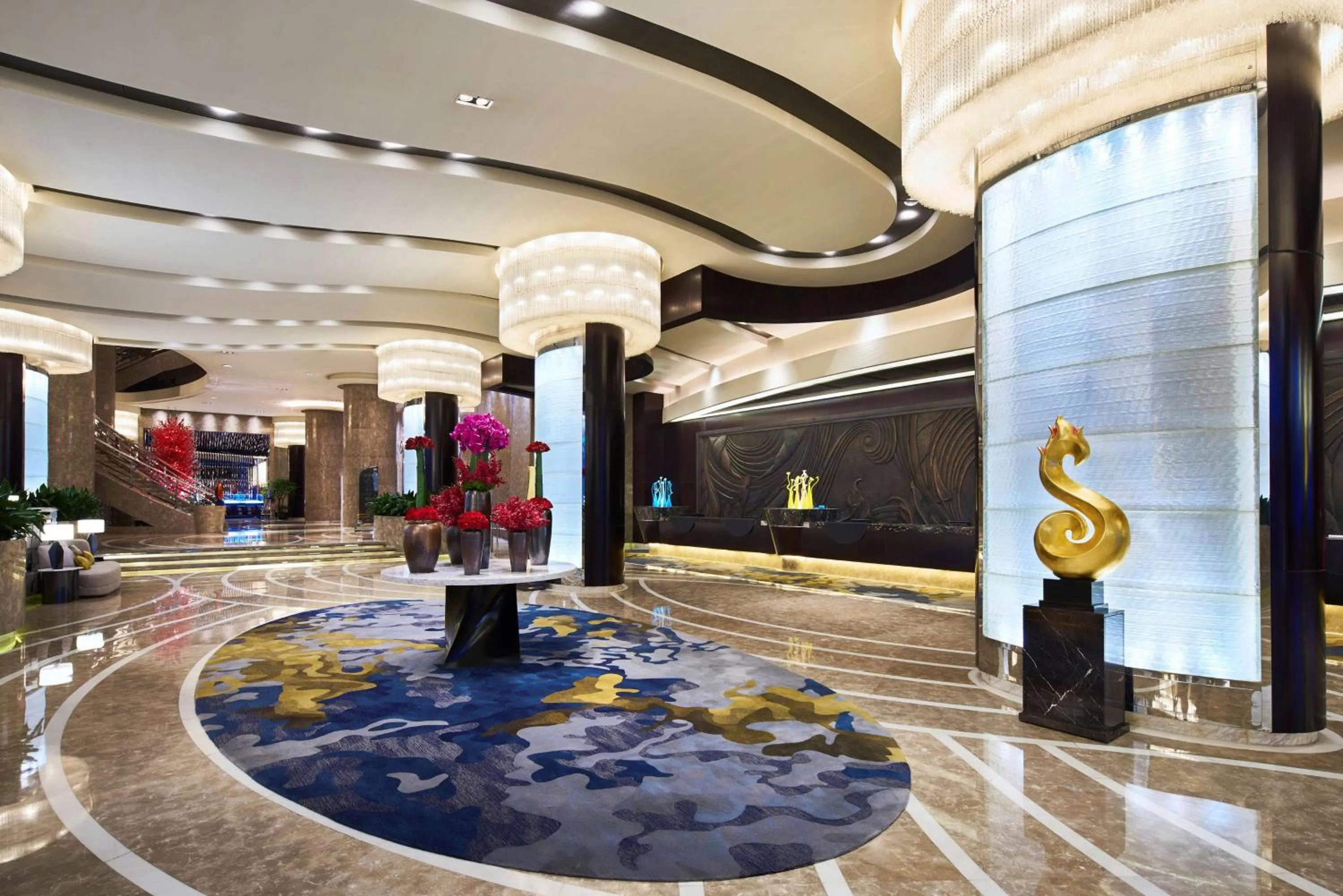 Lobby or reception in Grand Kempinski Hotel Shanghai