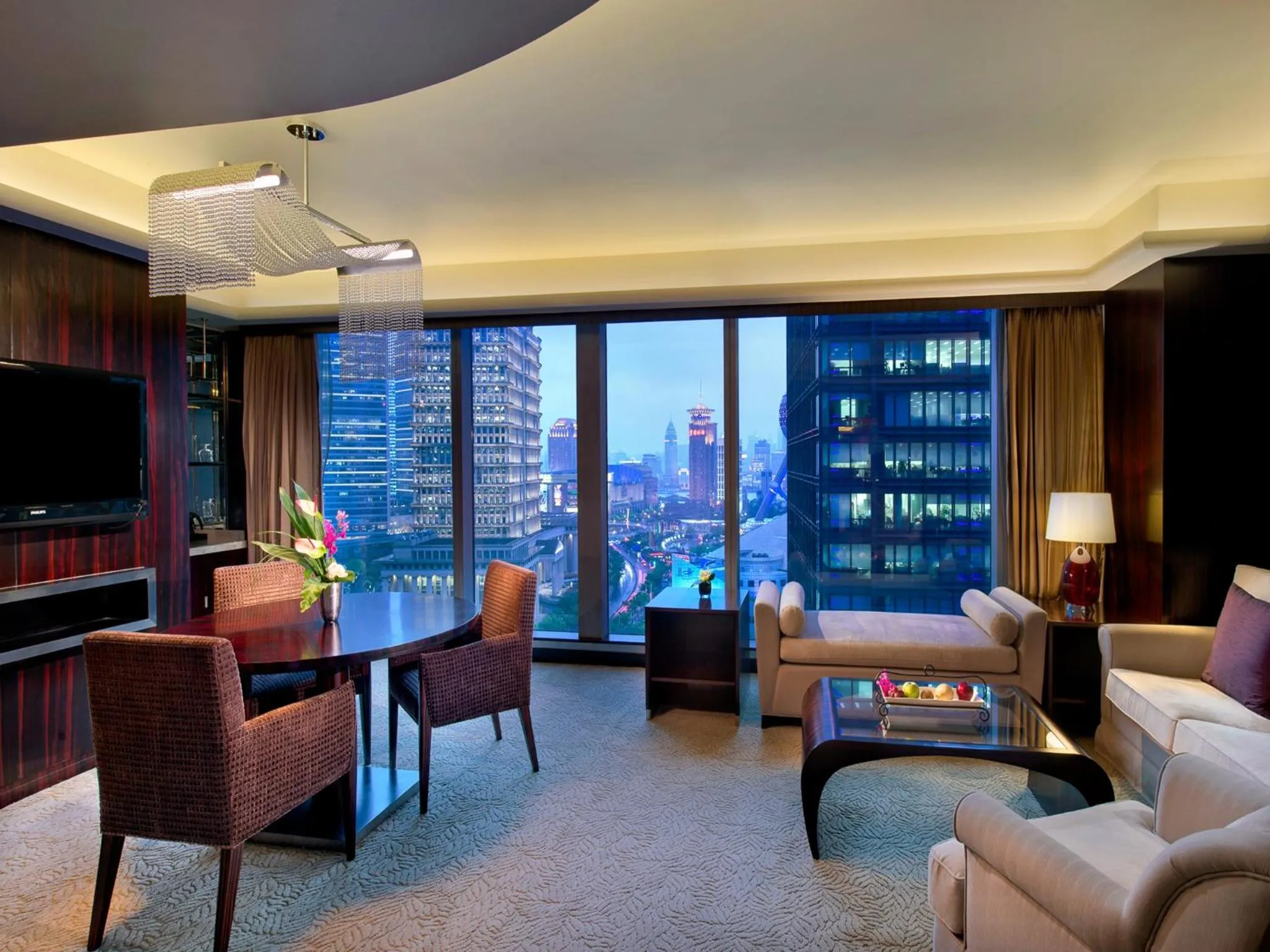 City view, Seating Area in Grand Kempinski Hotel Shanghai