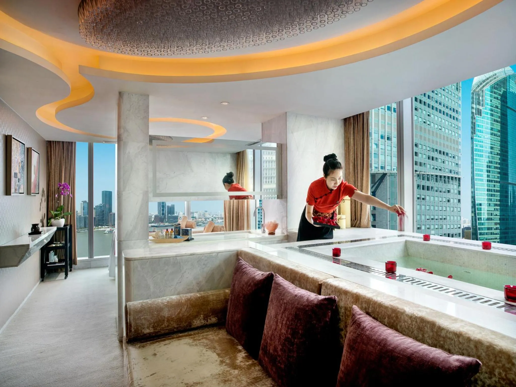 Spa and wellness centre/facilities in Grand Kempinski Hotel Shanghai