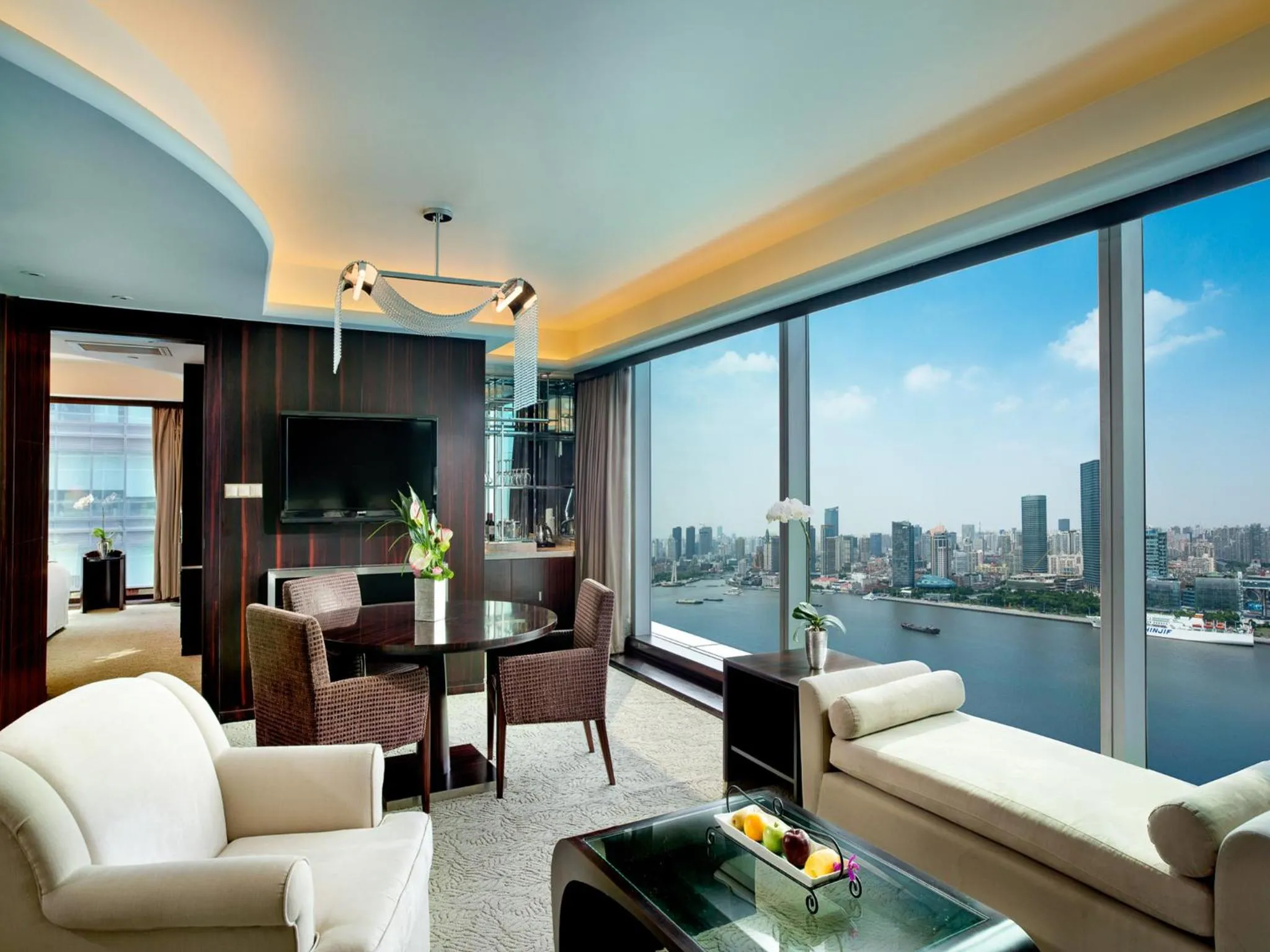 River view, Seating Area in Grand Kempinski Hotel Shanghai