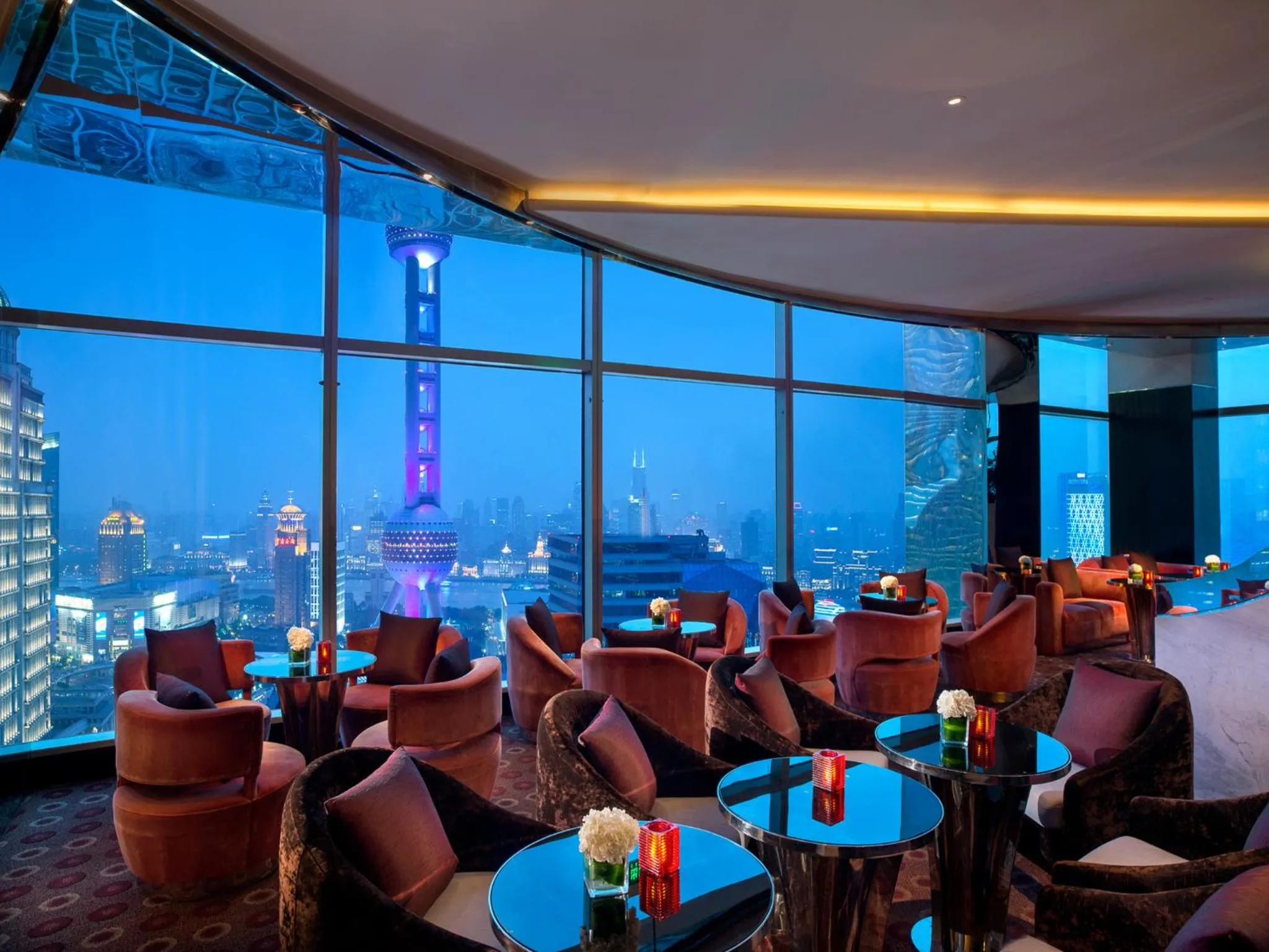 Lounge or bar in Grand Kempinski Hotel Shanghai