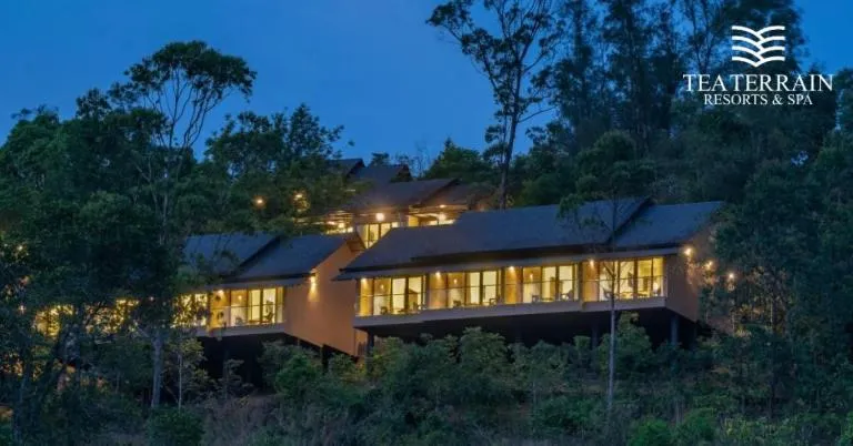 Quiet street view in Tea Terrain Resorts & Spa