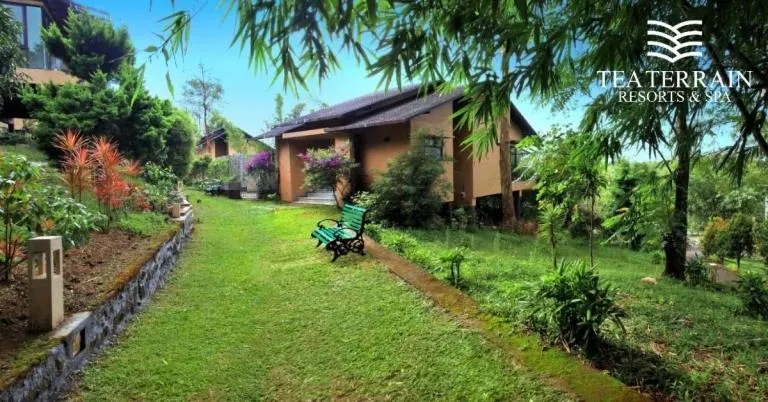 Garden view in Tea Terrain Resorts & Spa