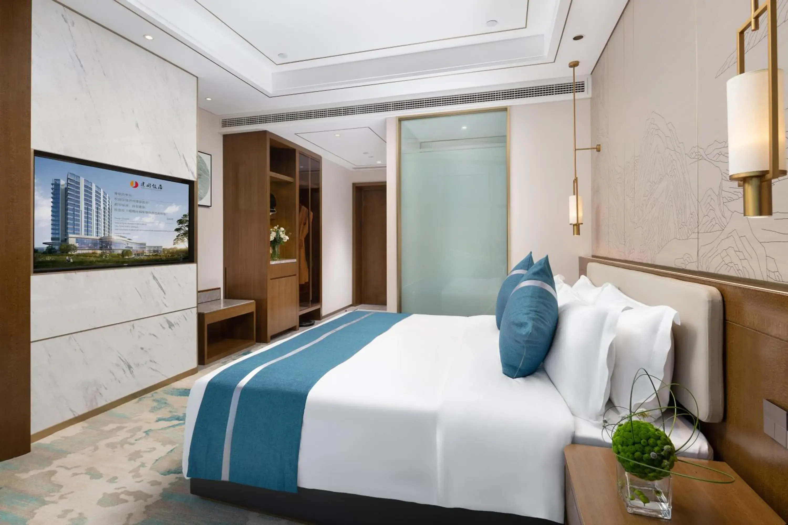 Standard Double Room in Luzhou Jianguo Hotel Standard Double Room in Luzhou Jianguo Hotel