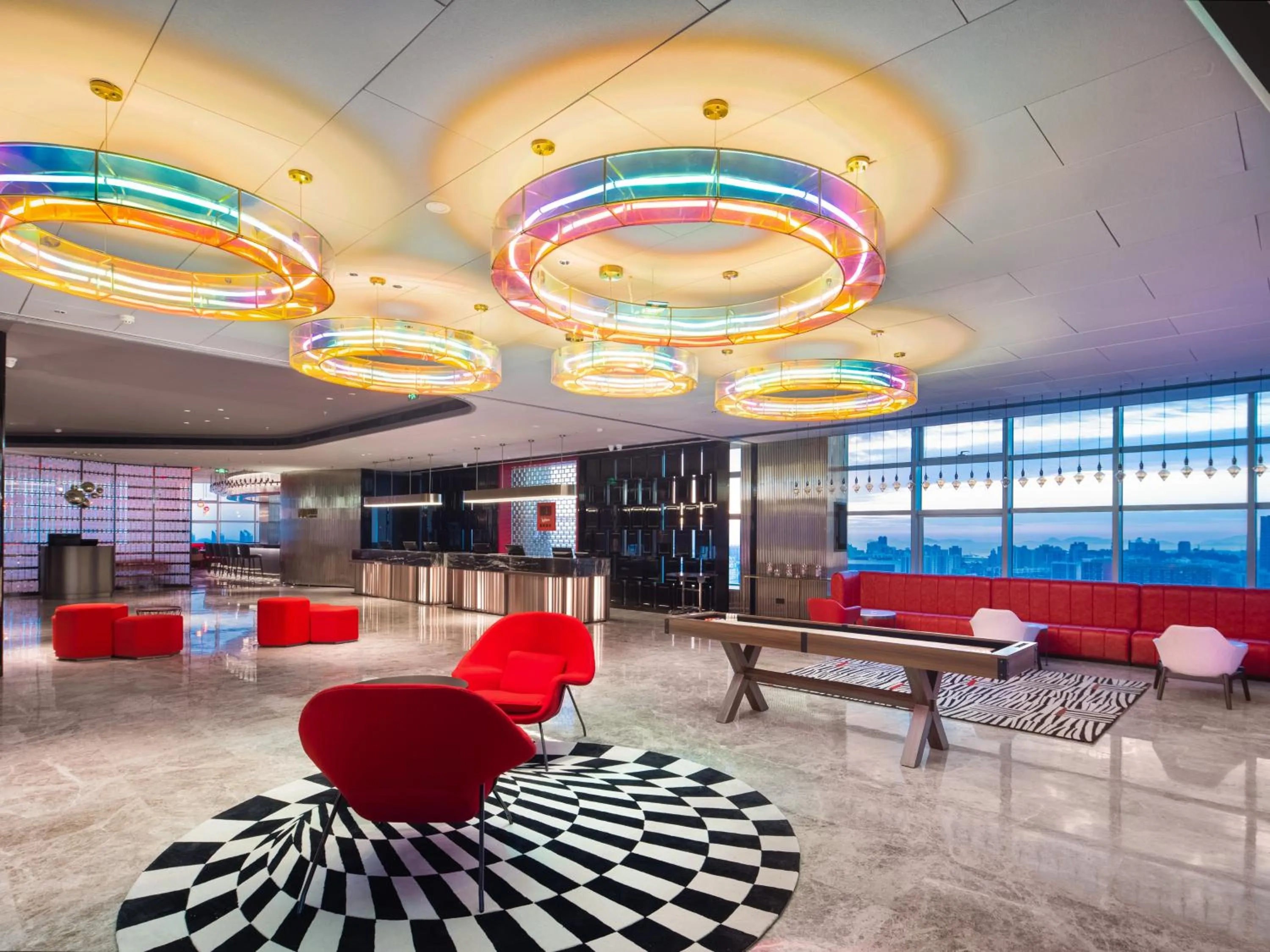 Lobby or reception in Radisson RED Hotel Zhuhai Gongbei Port