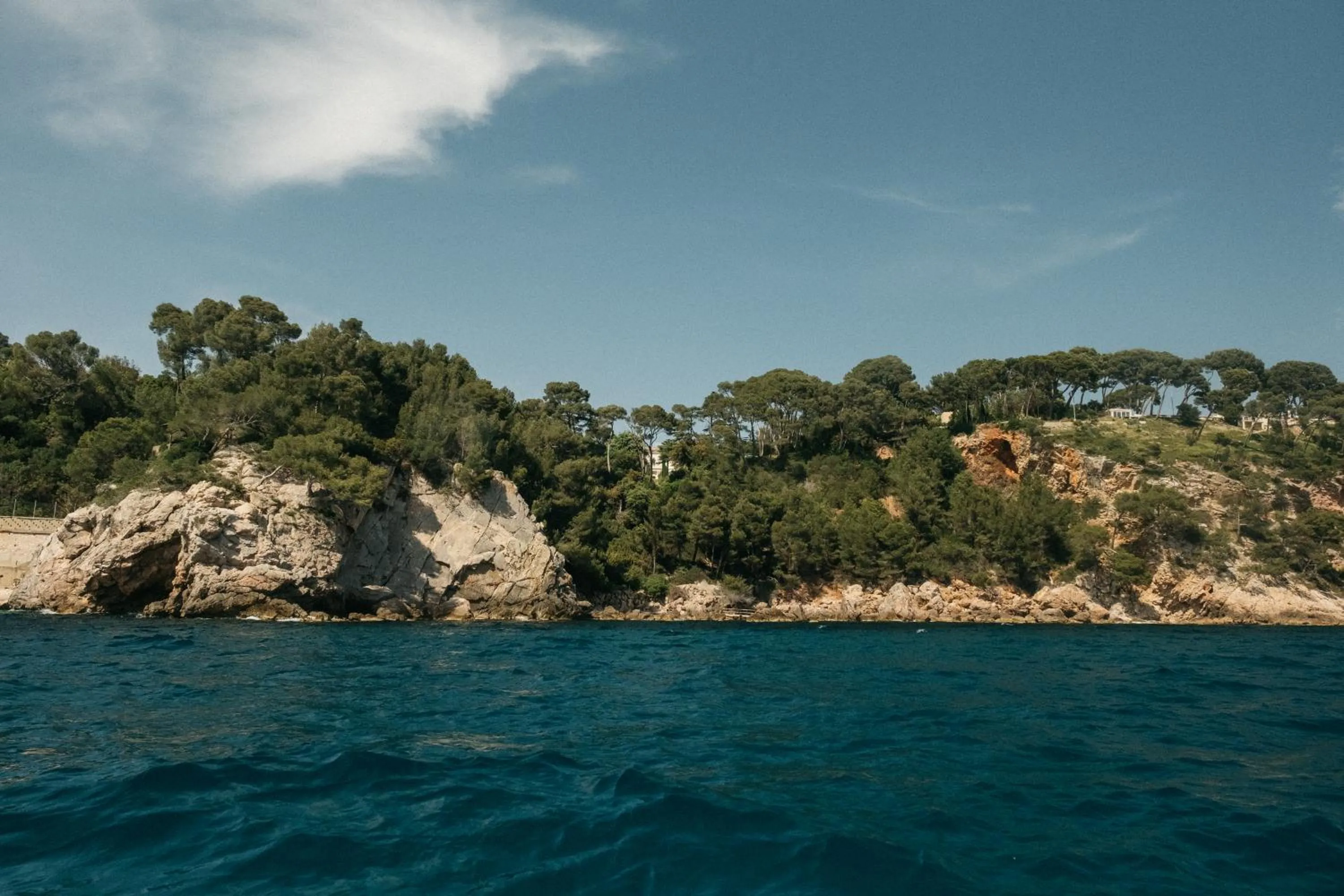 Natural landscape in Exclusive waterfront villa in Domaine Rocabella - French Riviera