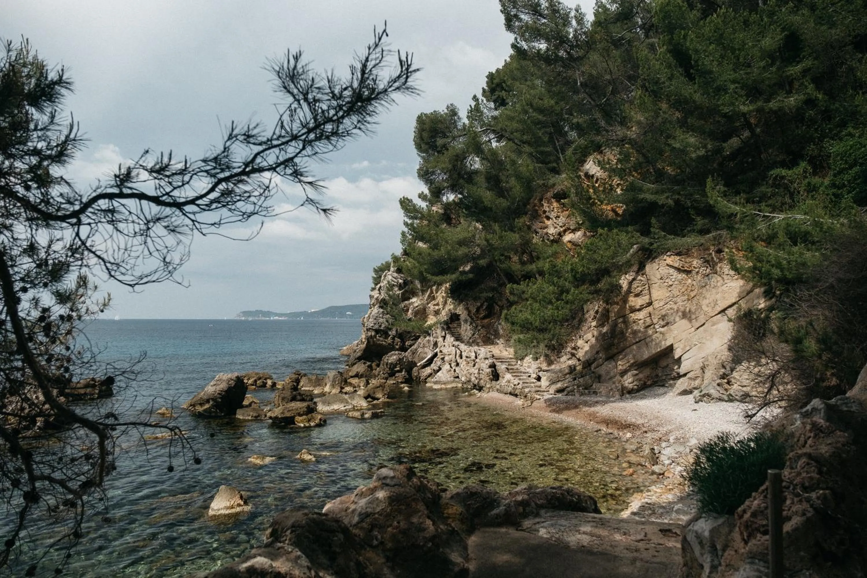 Natural landscape in Exclusive waterfront villa in Domaine Rocabella - French Riviera