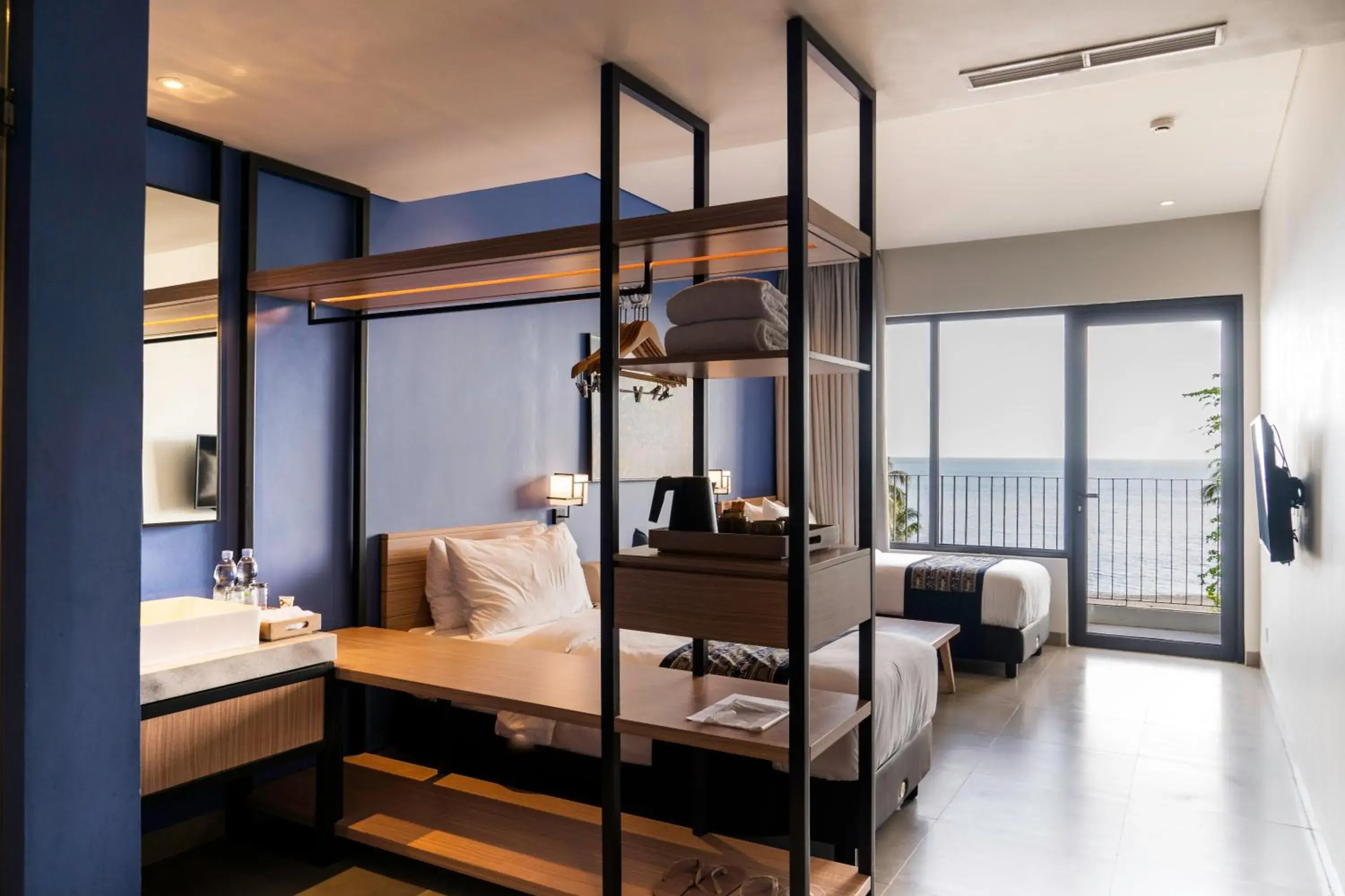 Deluxe Twin Room with Sea View in Tahuna Beach Hotel and Resort Deluxe Twin Room with Sea View in Tahuna Beach Hotel and Resort