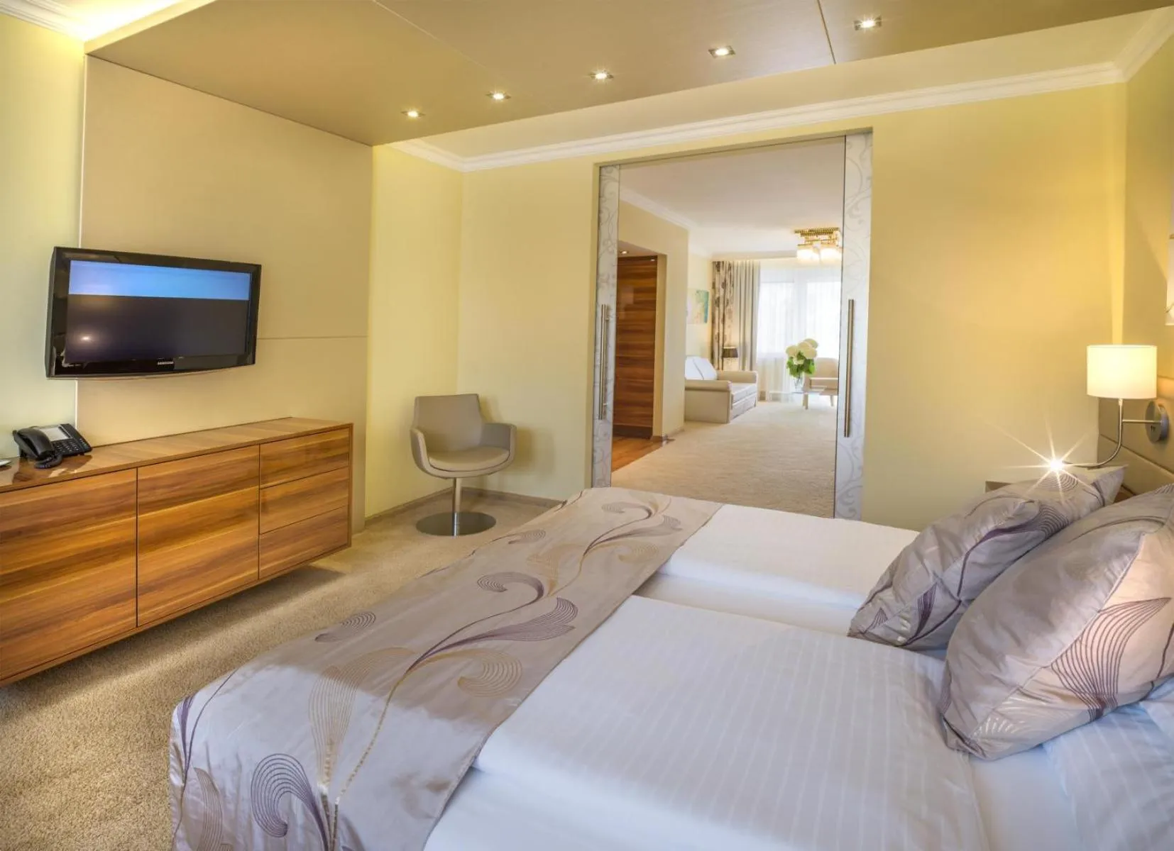 Bedroom, Bed in Thermalhotel Leitner