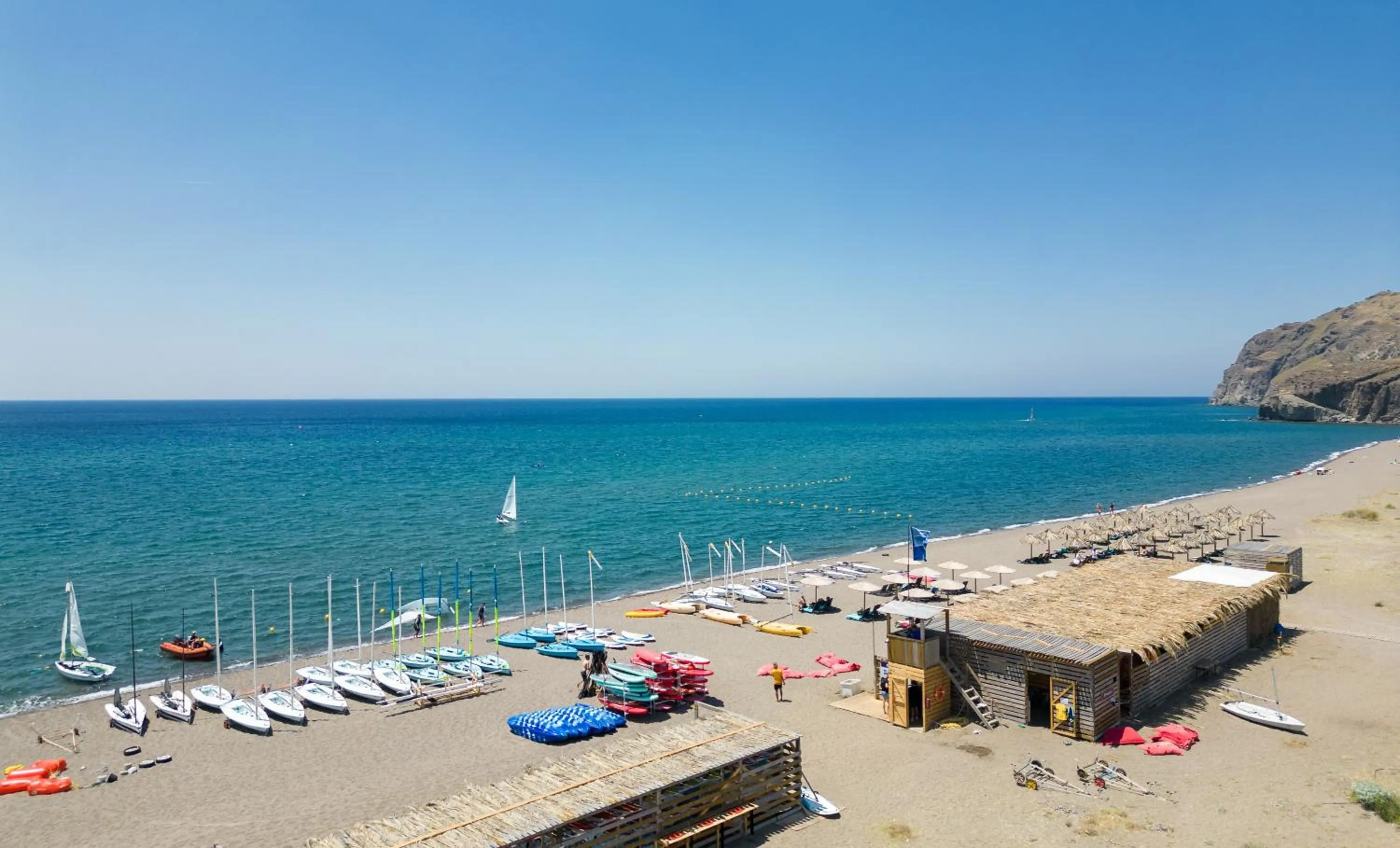 Beach in Aeolian Village Beach Resort