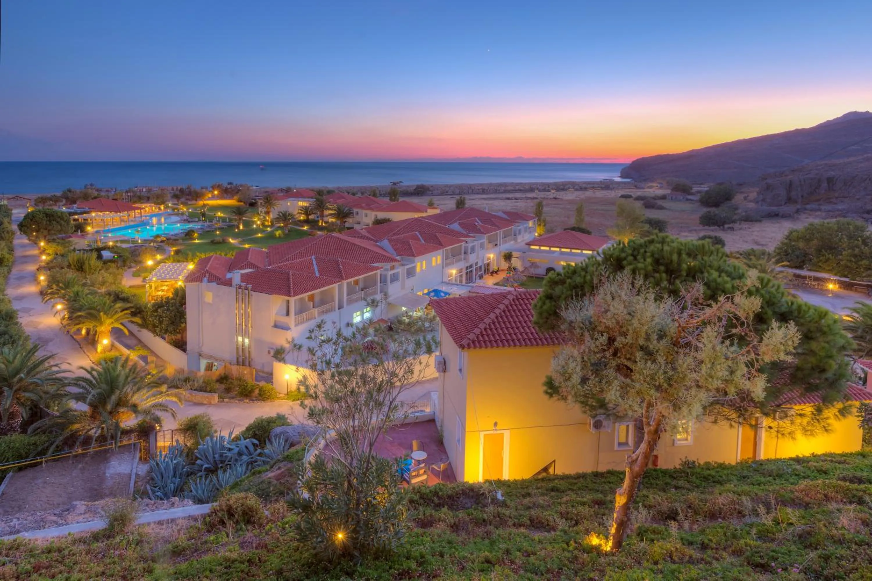 Property building in Aeolian Village Beach Resort