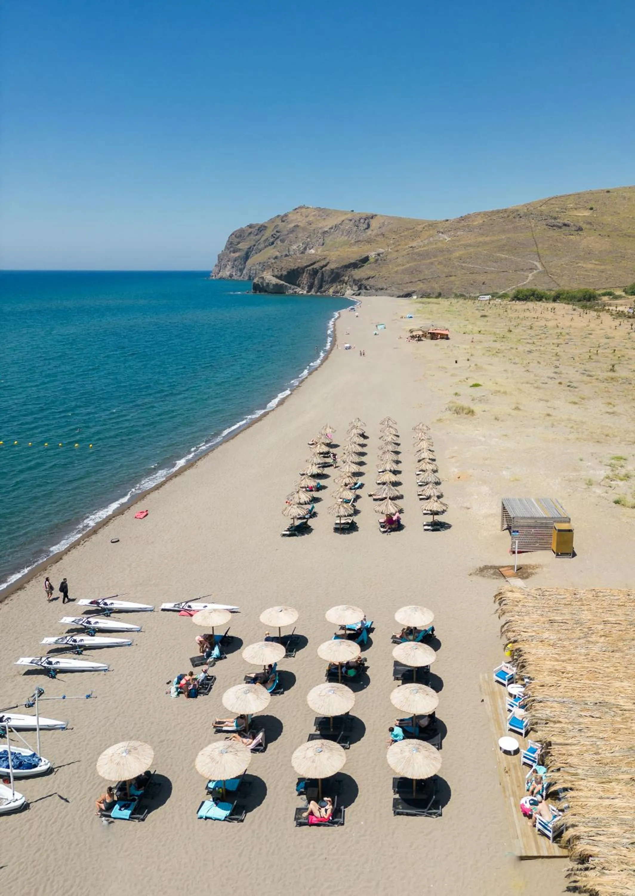 Beach in Aeolian Village Beach Resort