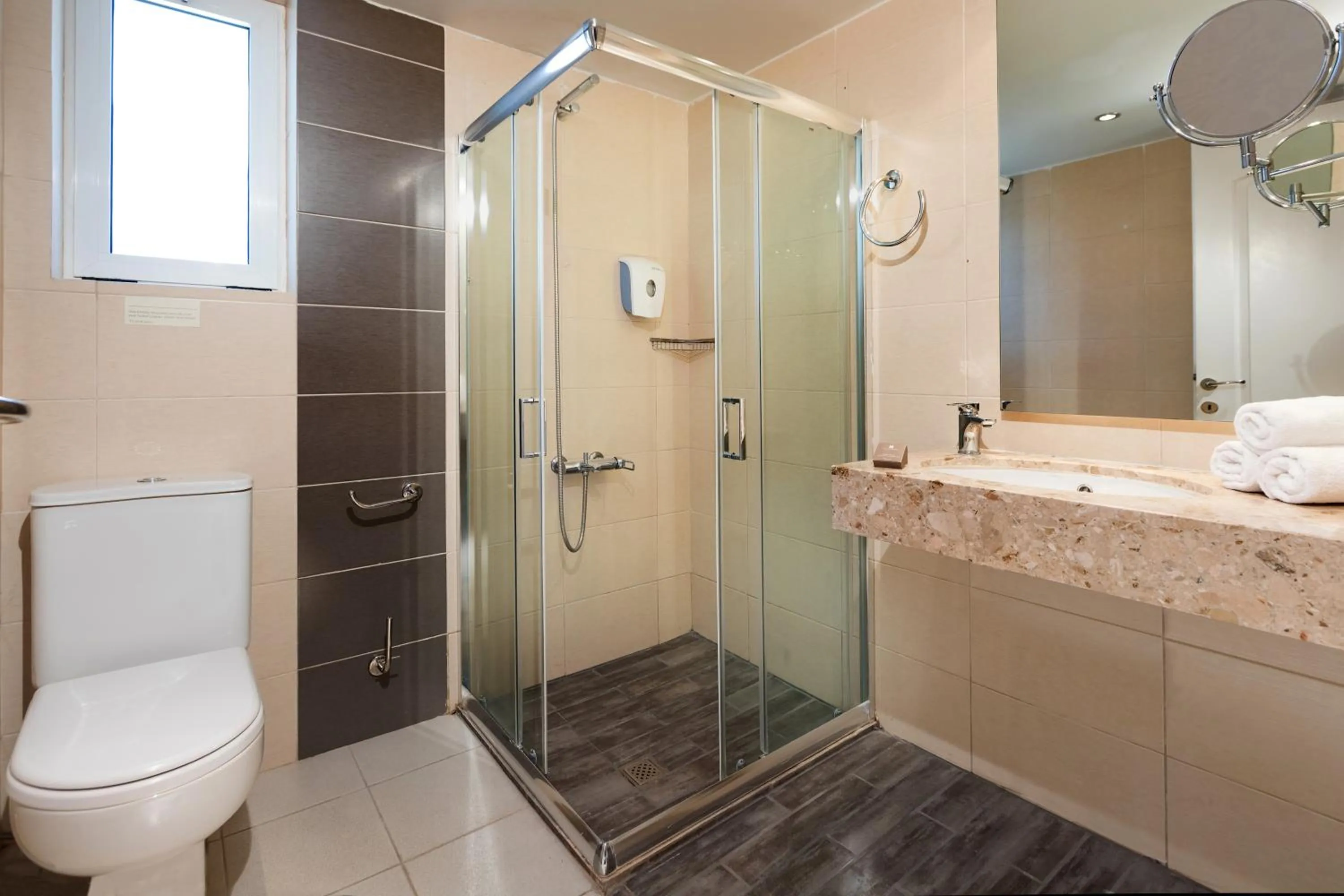 Bathroom in Aeolian Village Beach Resort