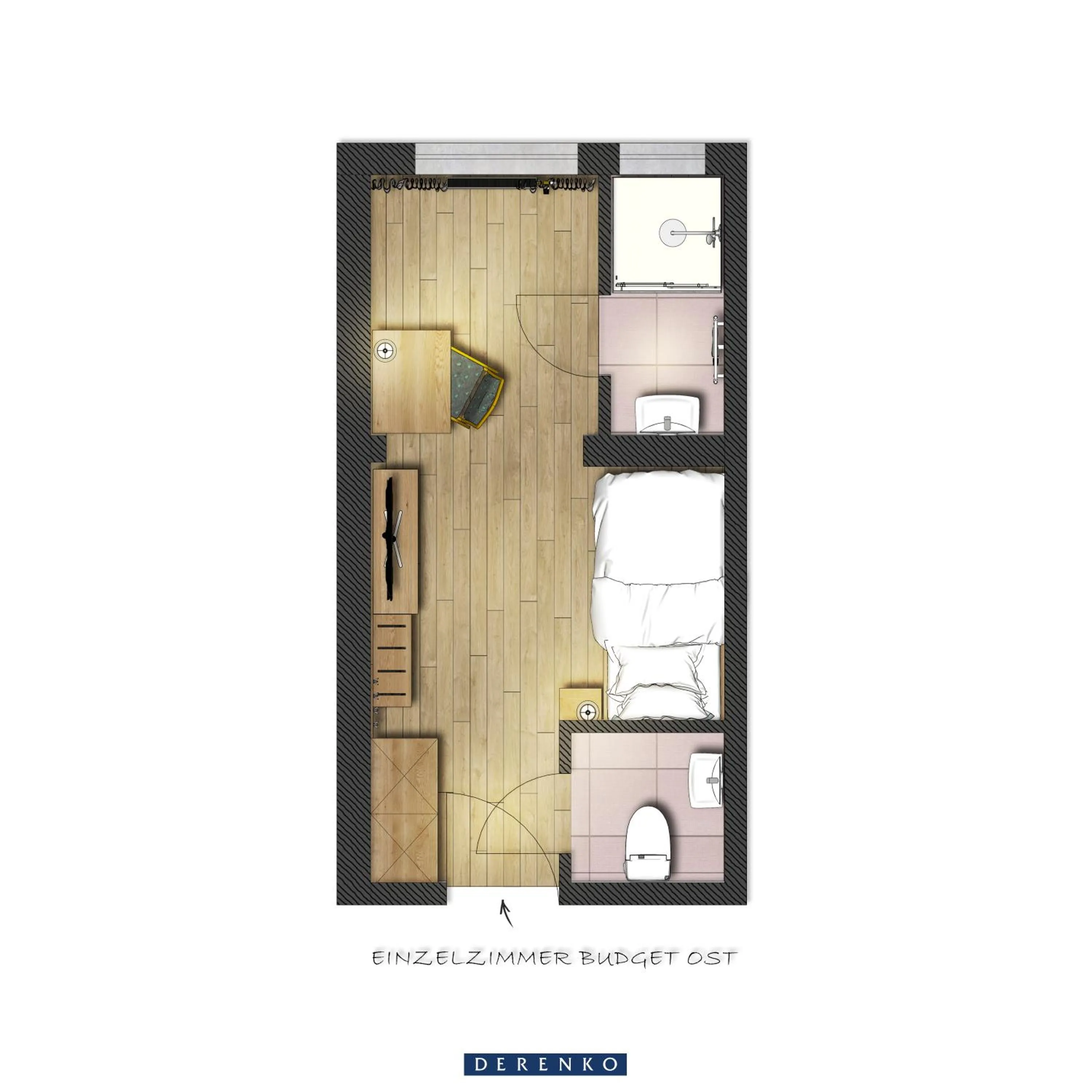 Floor plan in Reduce Hotel Vital