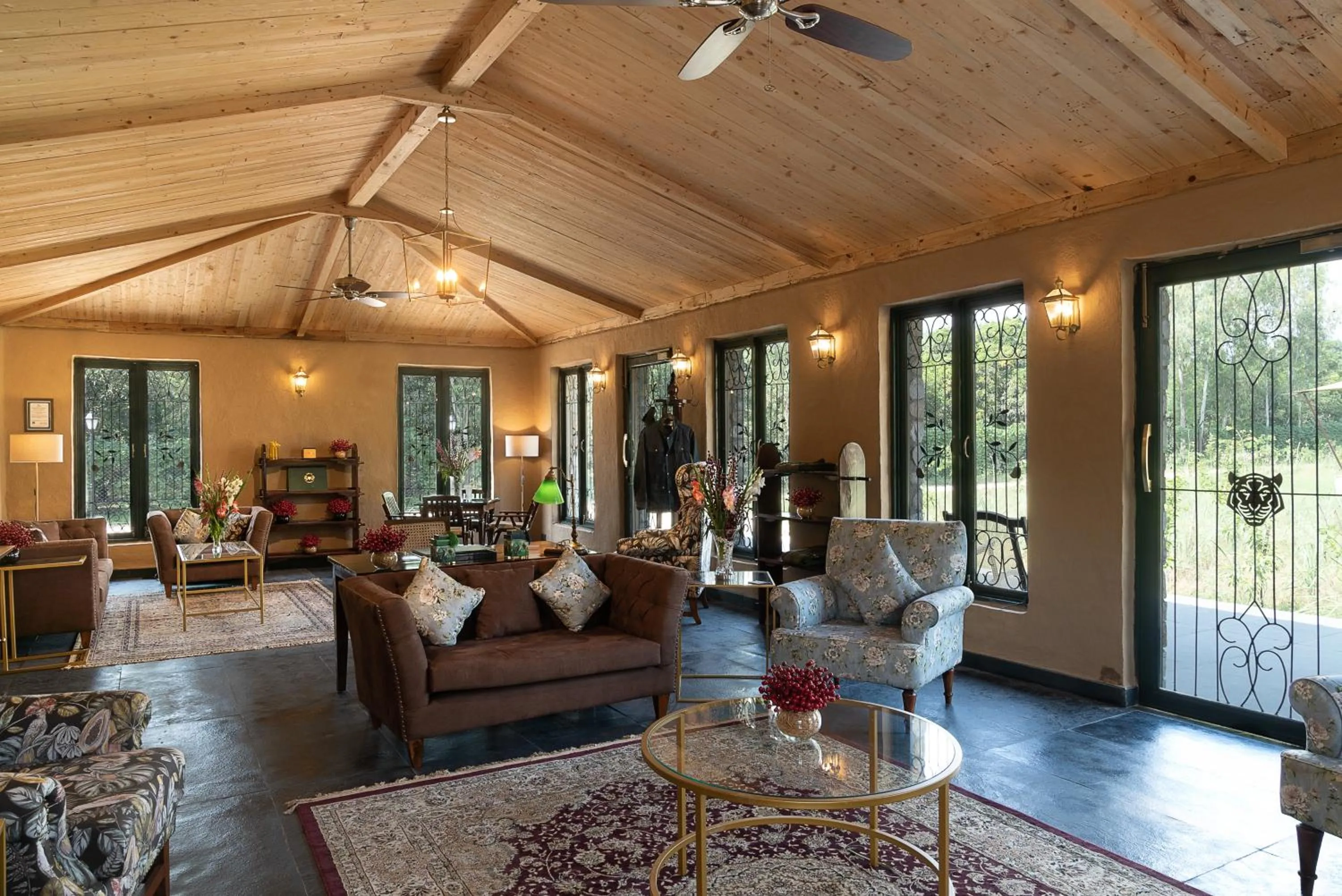 Lobby or reception in Aalia Jungle Retreat and Spa, Bandarjudh, Haridwar - Araiya Anthology