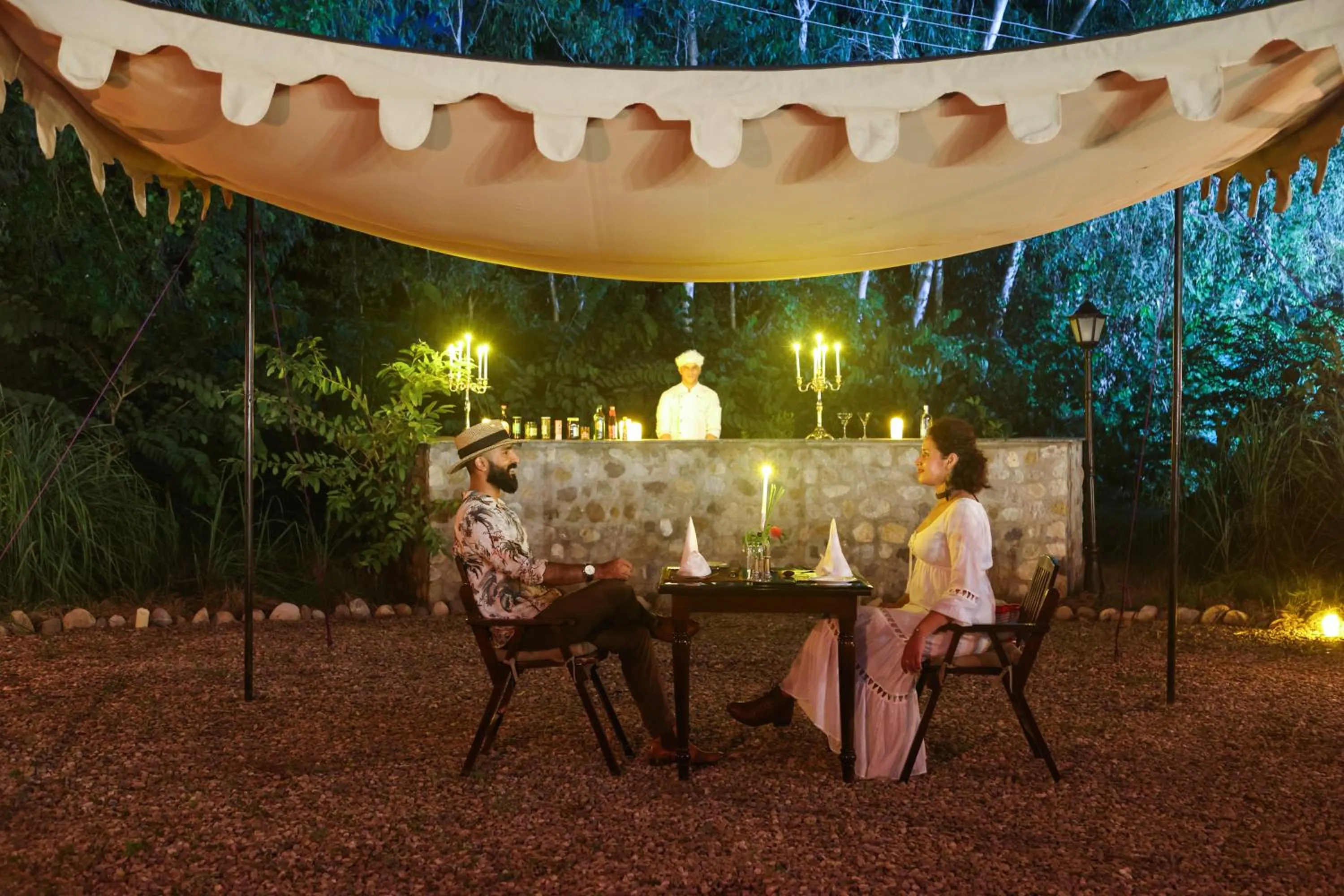 group of guests in Aalia Jungle Retreat and Spa, Bandarjudh, Haridwar - Araiya Anthology