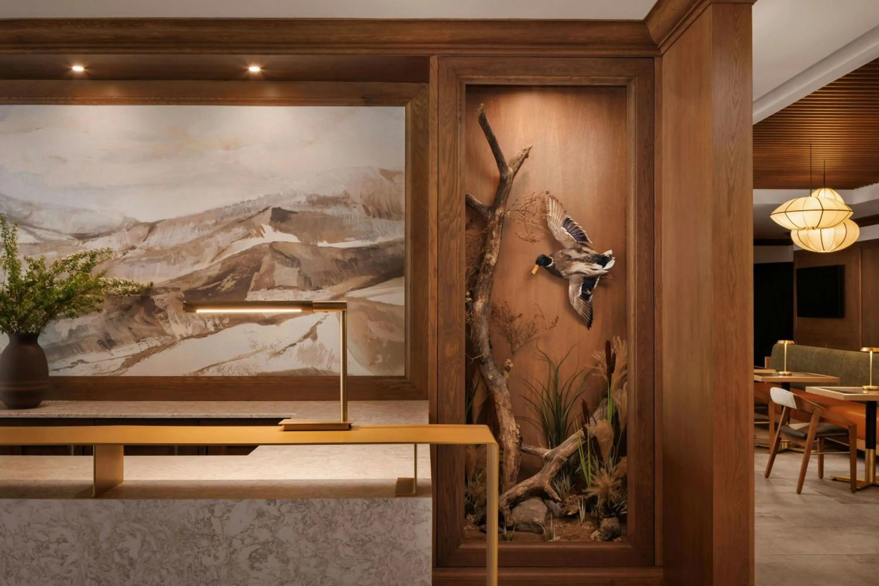 Lobby or reception in Kananaskis Mountain Lodge, Autograph Collection
