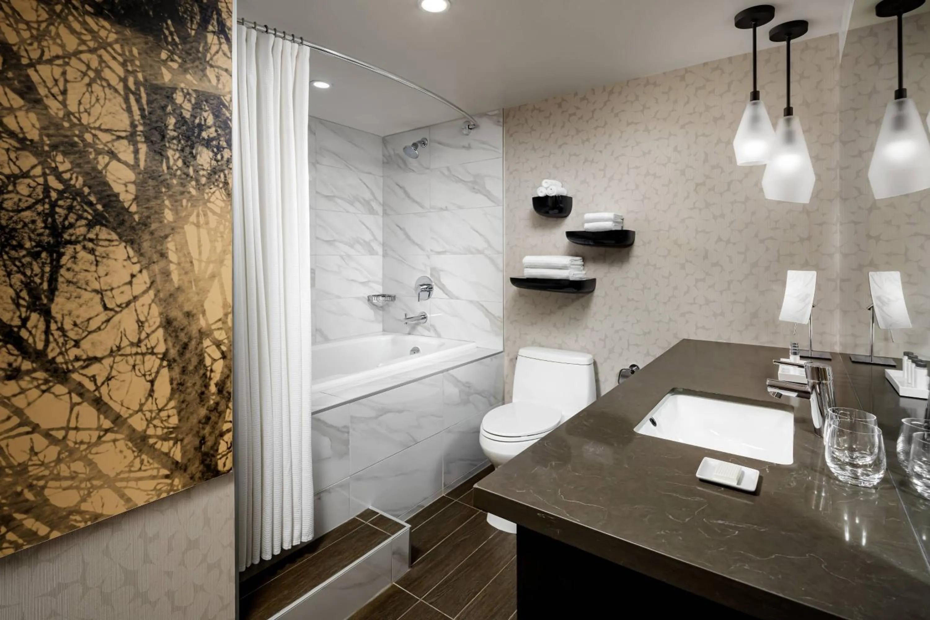 Bathroom in Kananaskis Mountain Lodge, Autograph Collection
