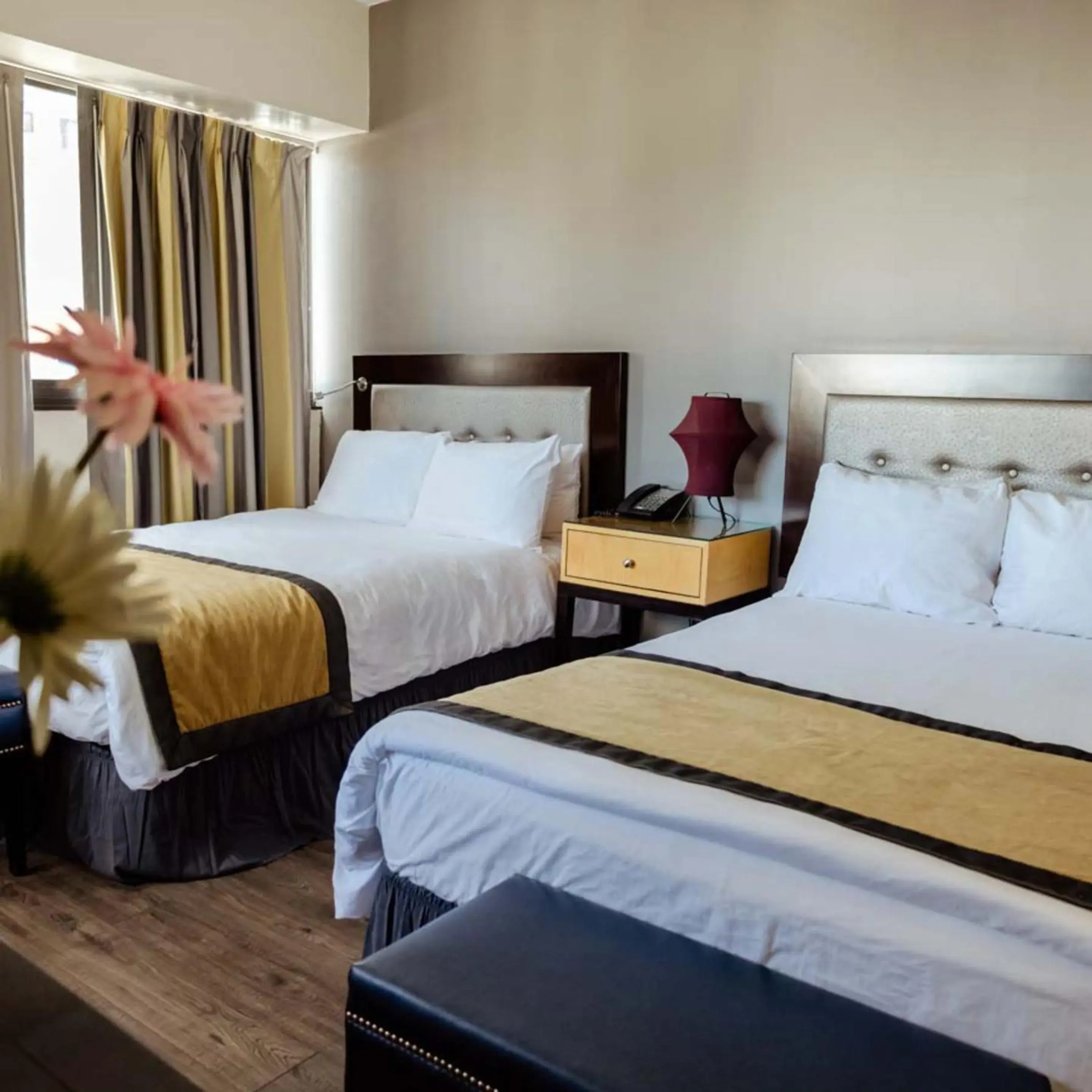 View (from property/room), Bed in Stamford Suites View (from property/room), Bed in Stamford Suites