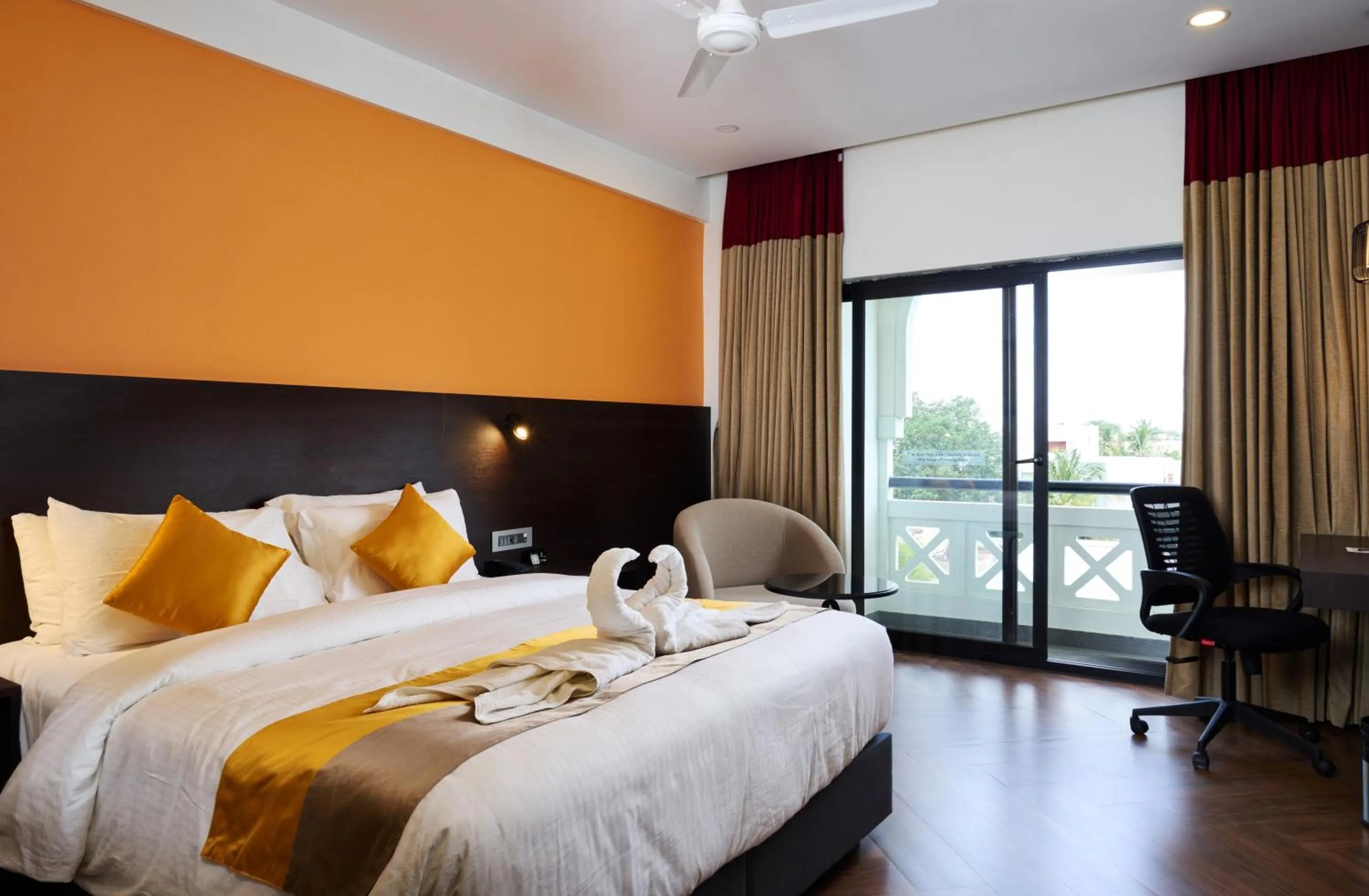 Bedroom, Bed in Astoria Hotels Madurai