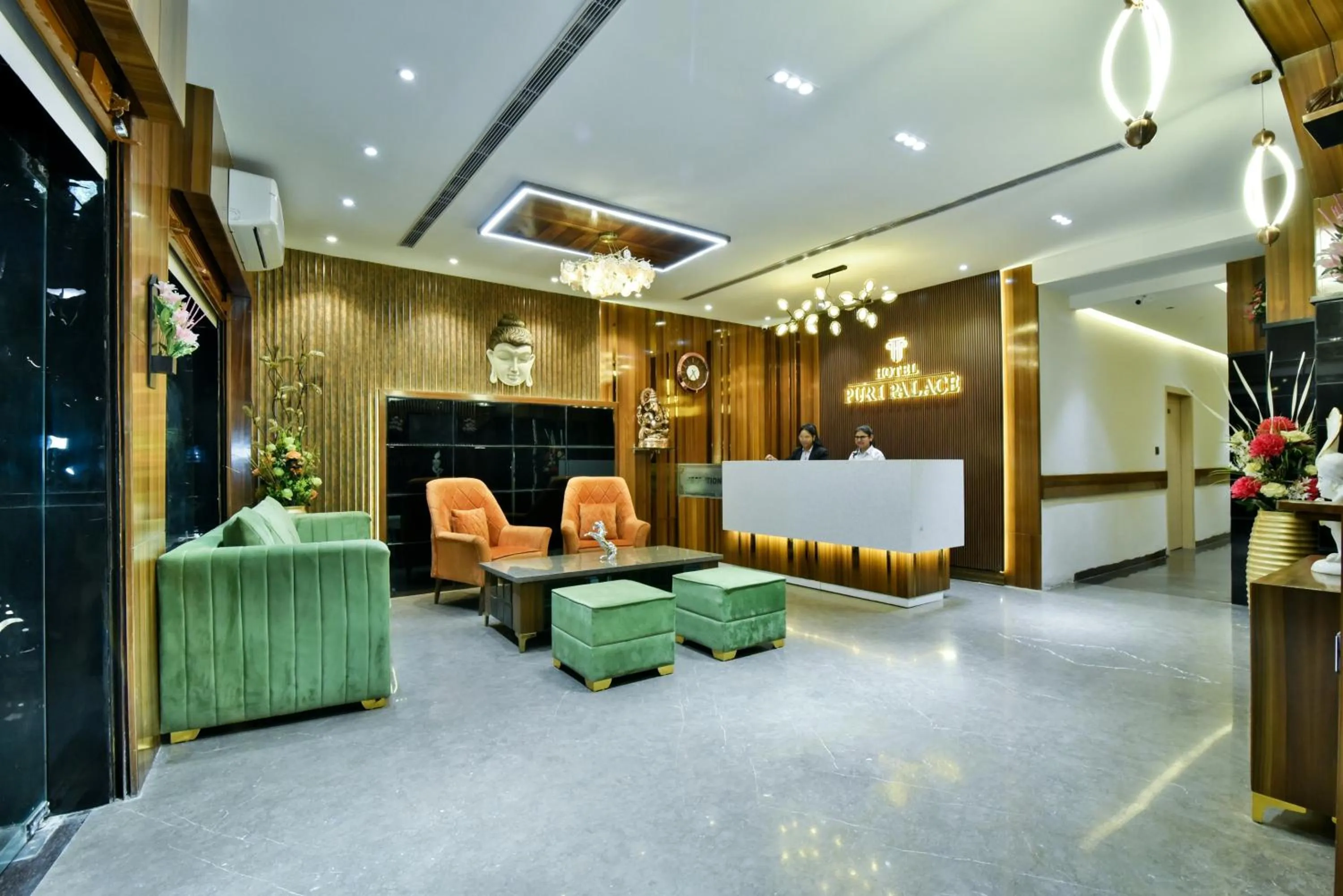 Lobby or reception in Hotel Puri Palace