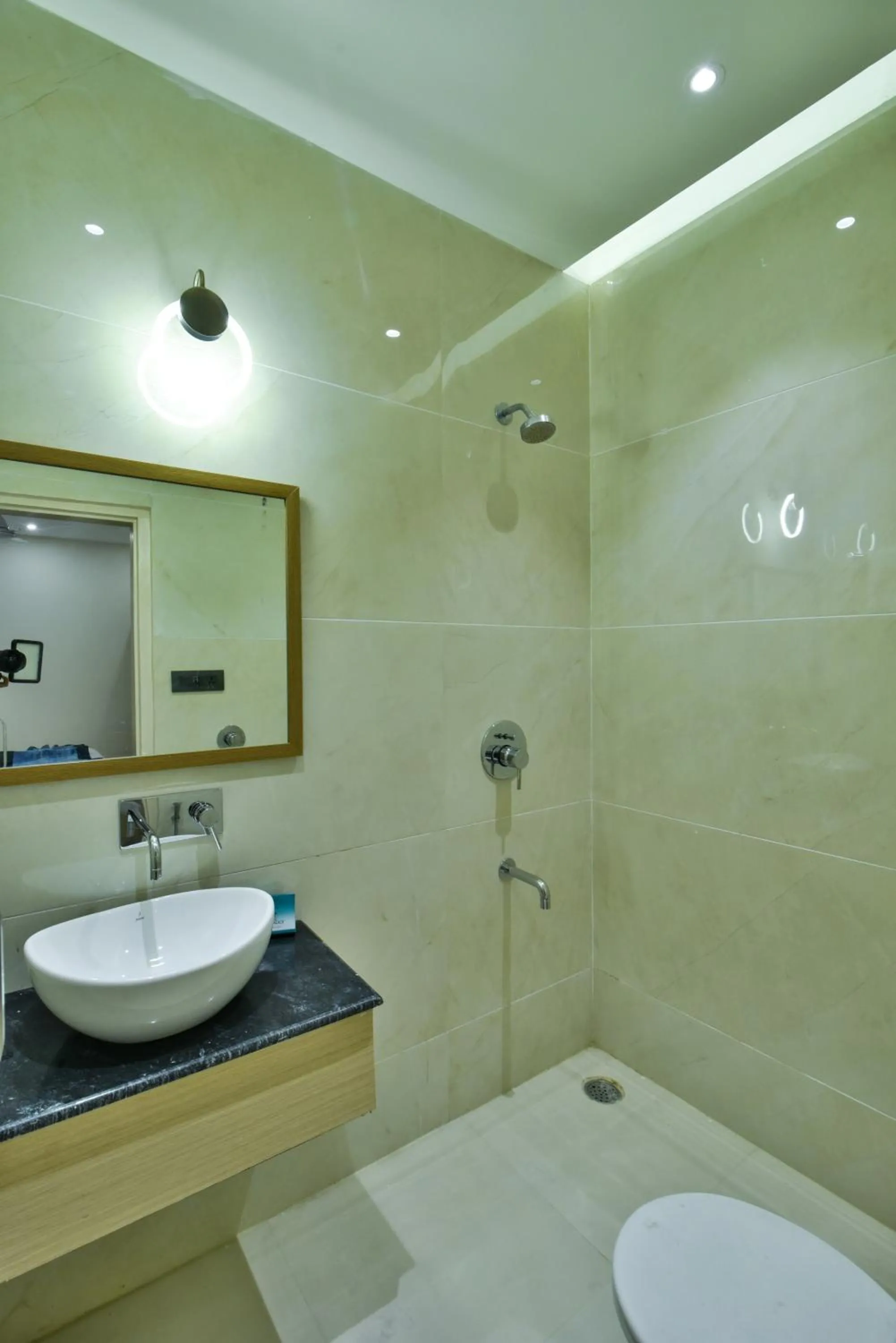 Shower in Hotel Puri Palace