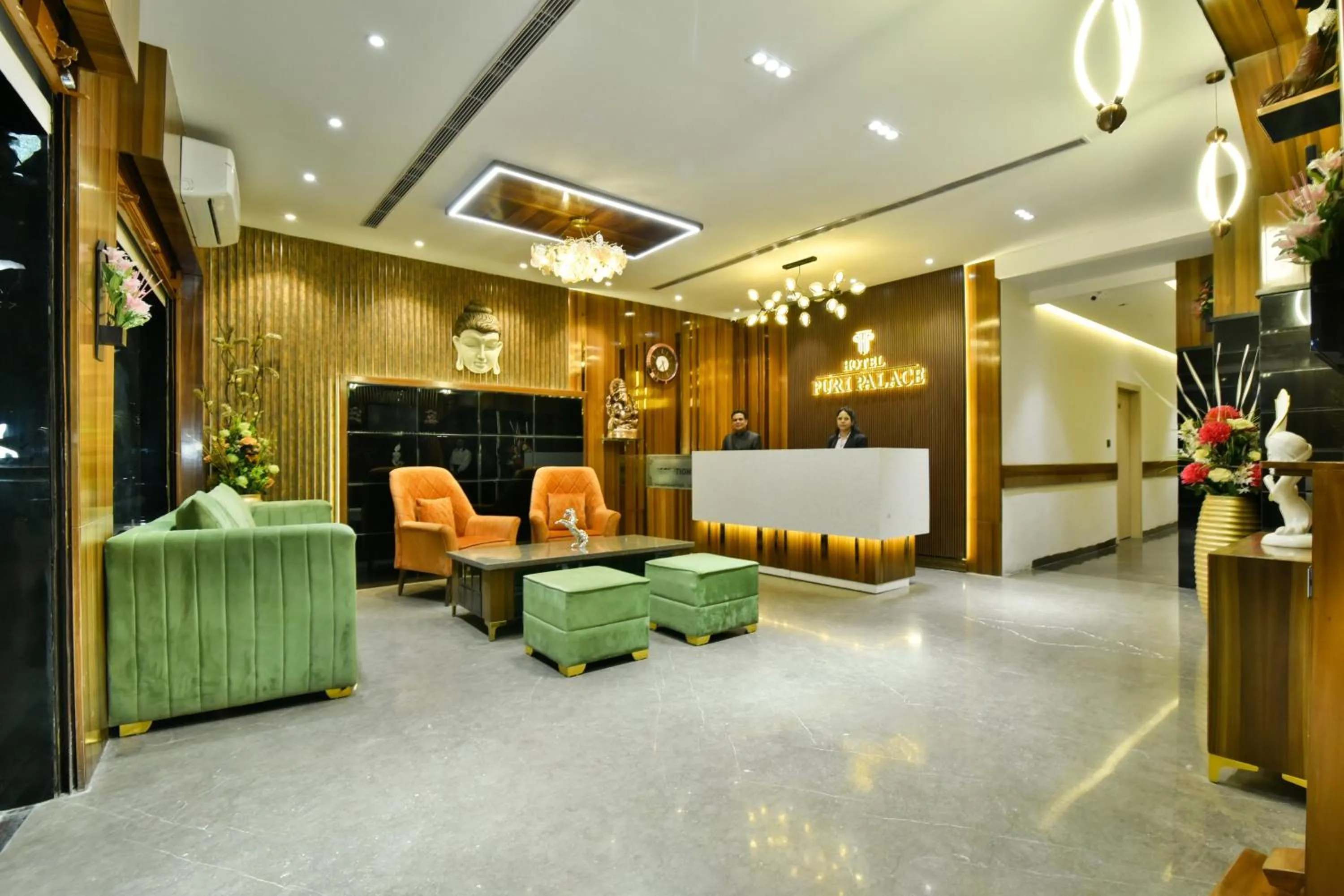 Lobby or reception in Hotel Puri Palace