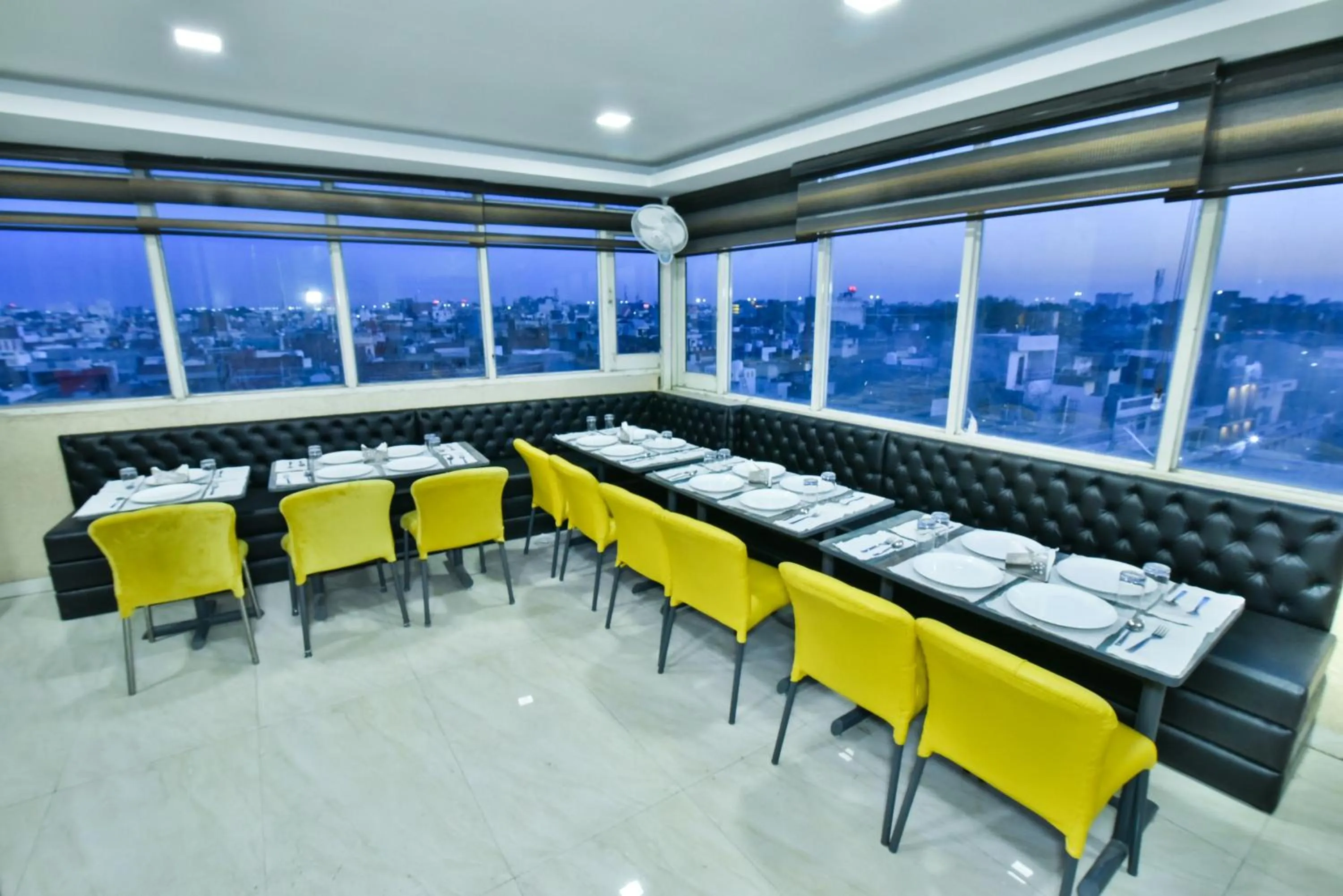 Seating area in Hotel Puri Palace